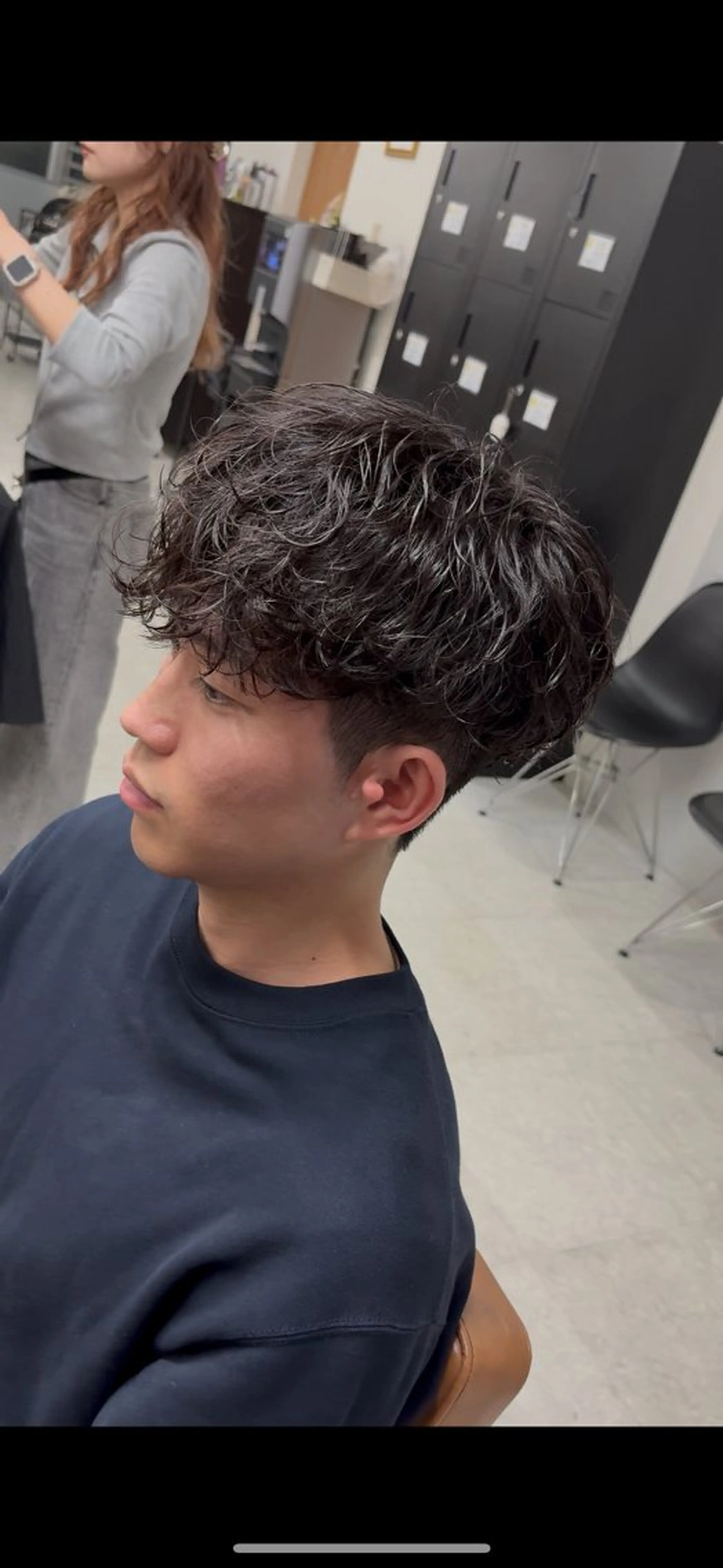 ショート パーマ メンズパーマ特化 園田　楓莉のヘアスタイル