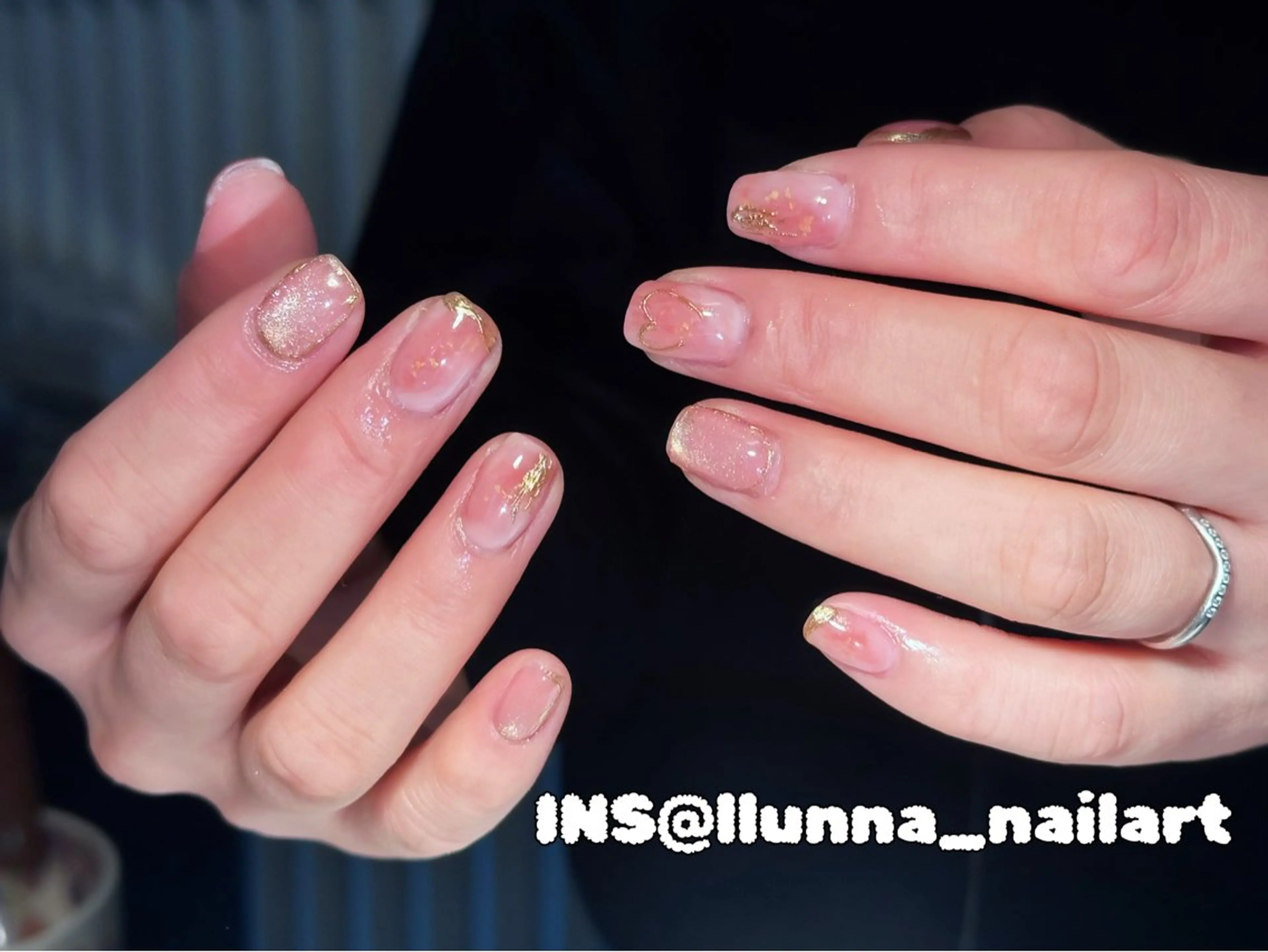 ネイル ハンドネイル Keiko  Nail Salon所属・Cleopatra ♡ルナのネイルデザイン