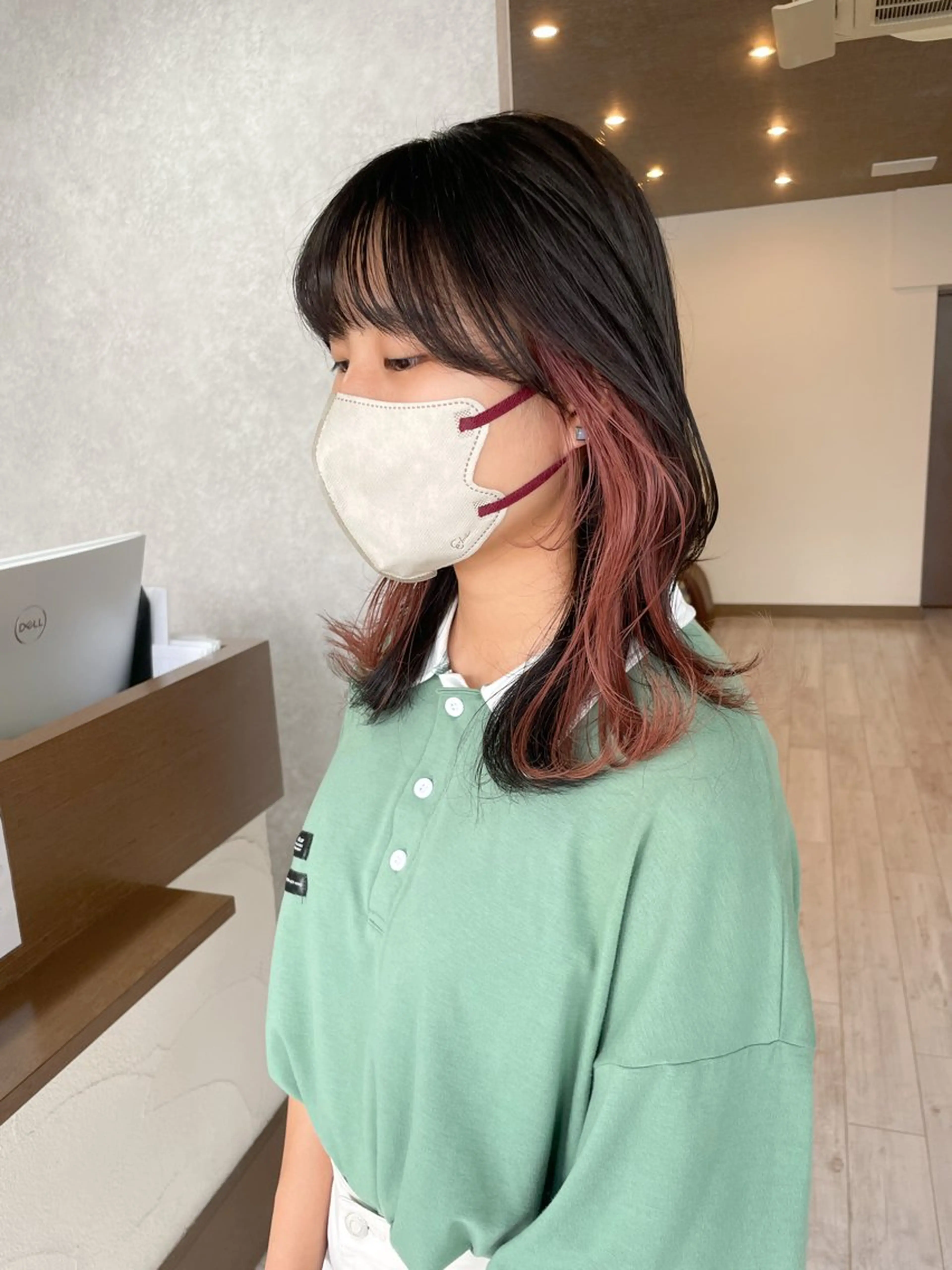ミディアム カラー インナーカラー ピンクカラー ヘアカラー トリートメント 🫧ヒシダアキ /taboo🫧のヘアスタイル