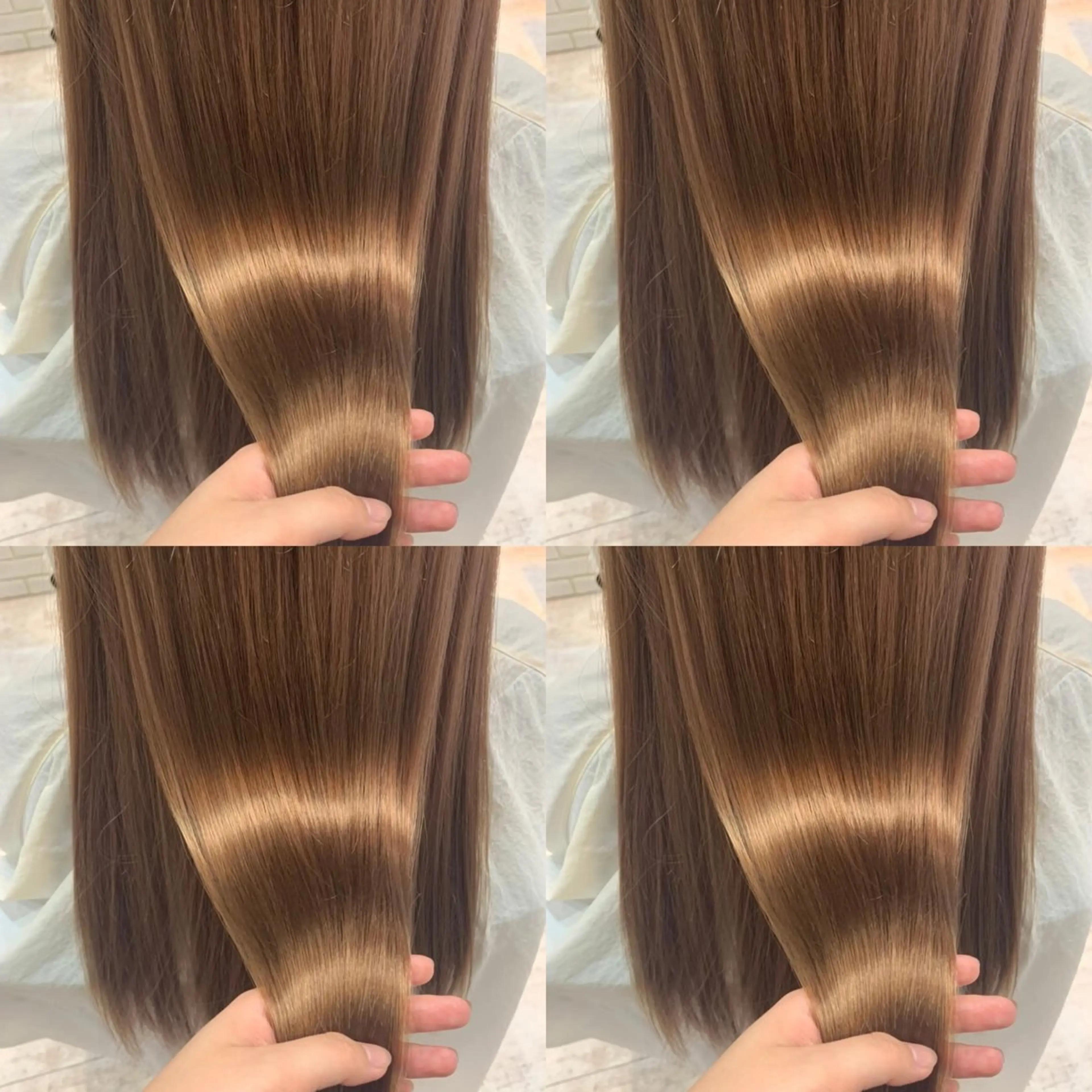 ロング カラー ベージュカラー ミルクティーベージュ 髪質改善 ヘアカラー トリートメント 韓国レイヤー× 髪質改善✨純大のヘアスタイル
