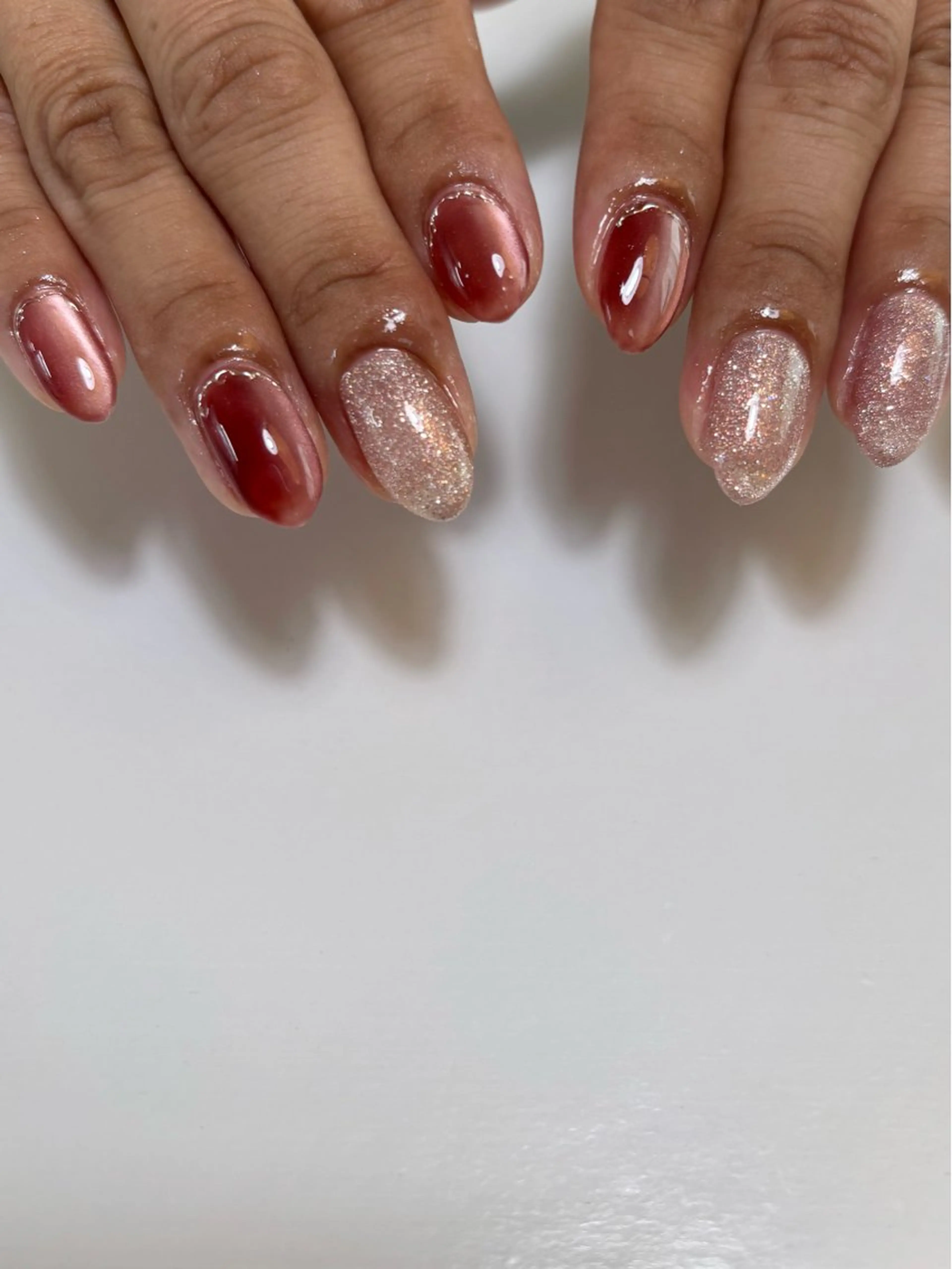 ネイル アートネイル フラッシュネイル フラッシュマグ マグネットネイル ミラーネイル ハンドネイル is.nail 🌷sonokoのネイルデザイン