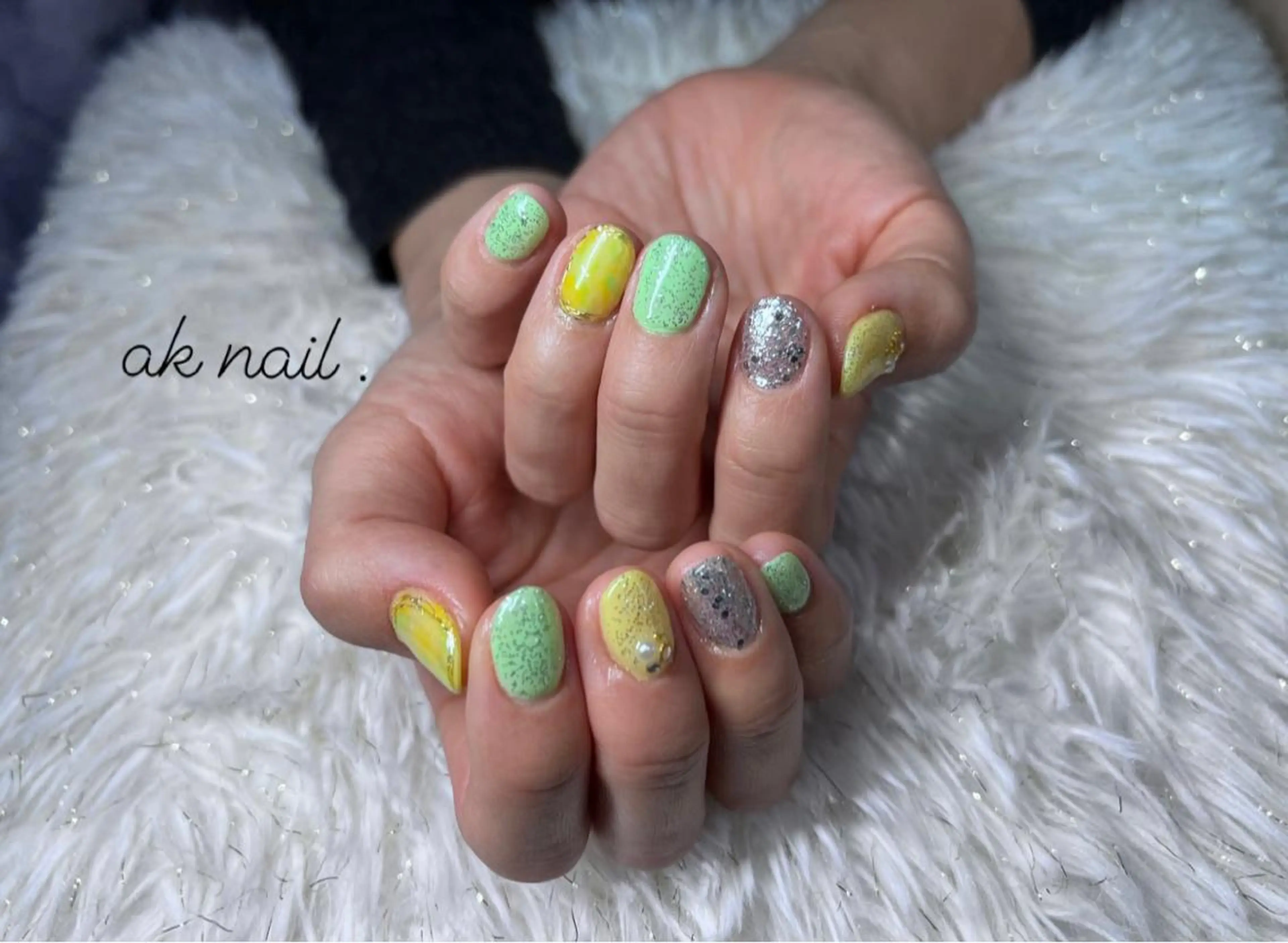 ショート ネイル ak nail .のネイルデザイン