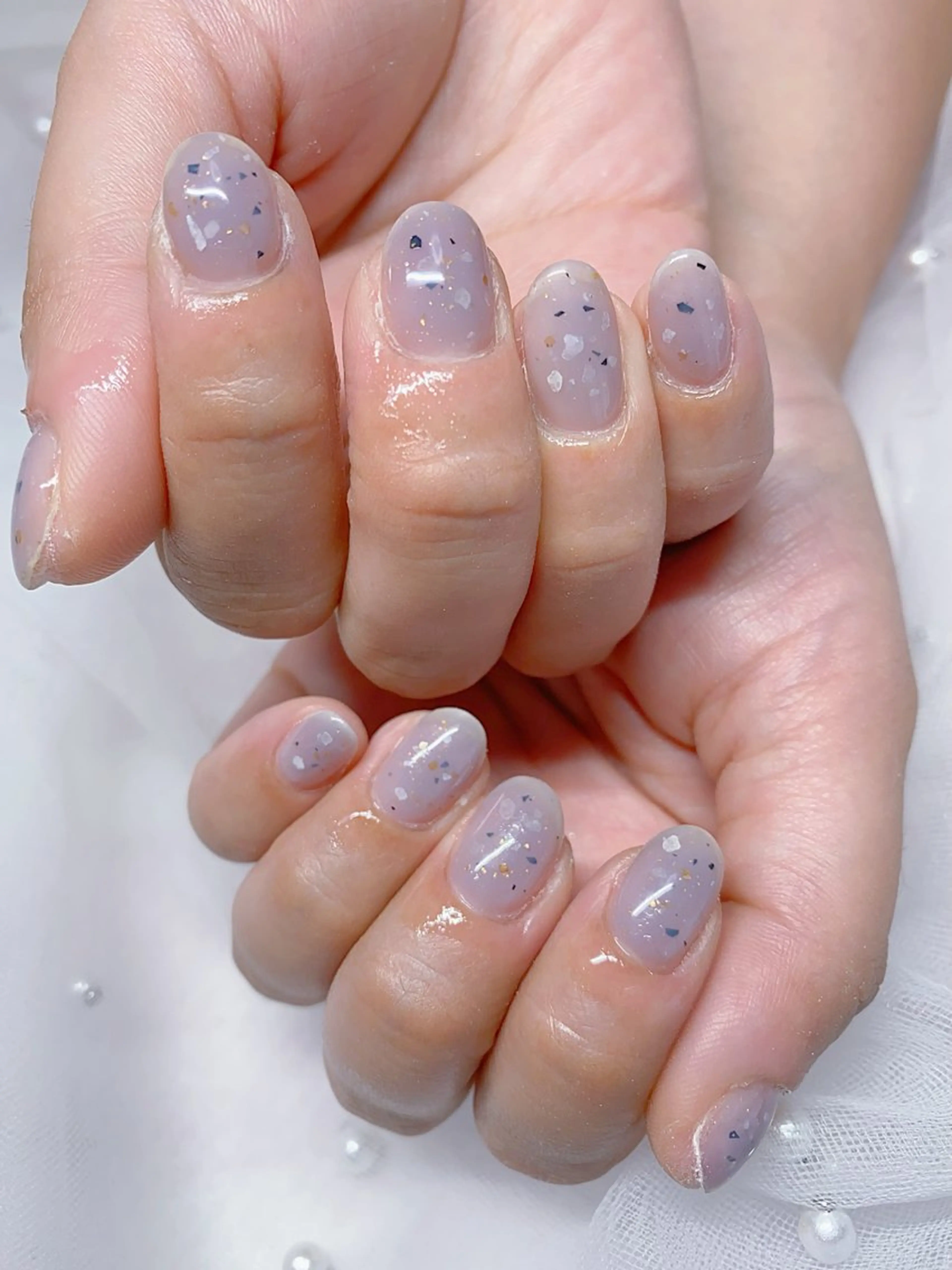 ネイル ラメ(グリッター) ハンドネイル Jasmine nailsalon所属・ジャスミン ネイルサロンのネイルデザイン