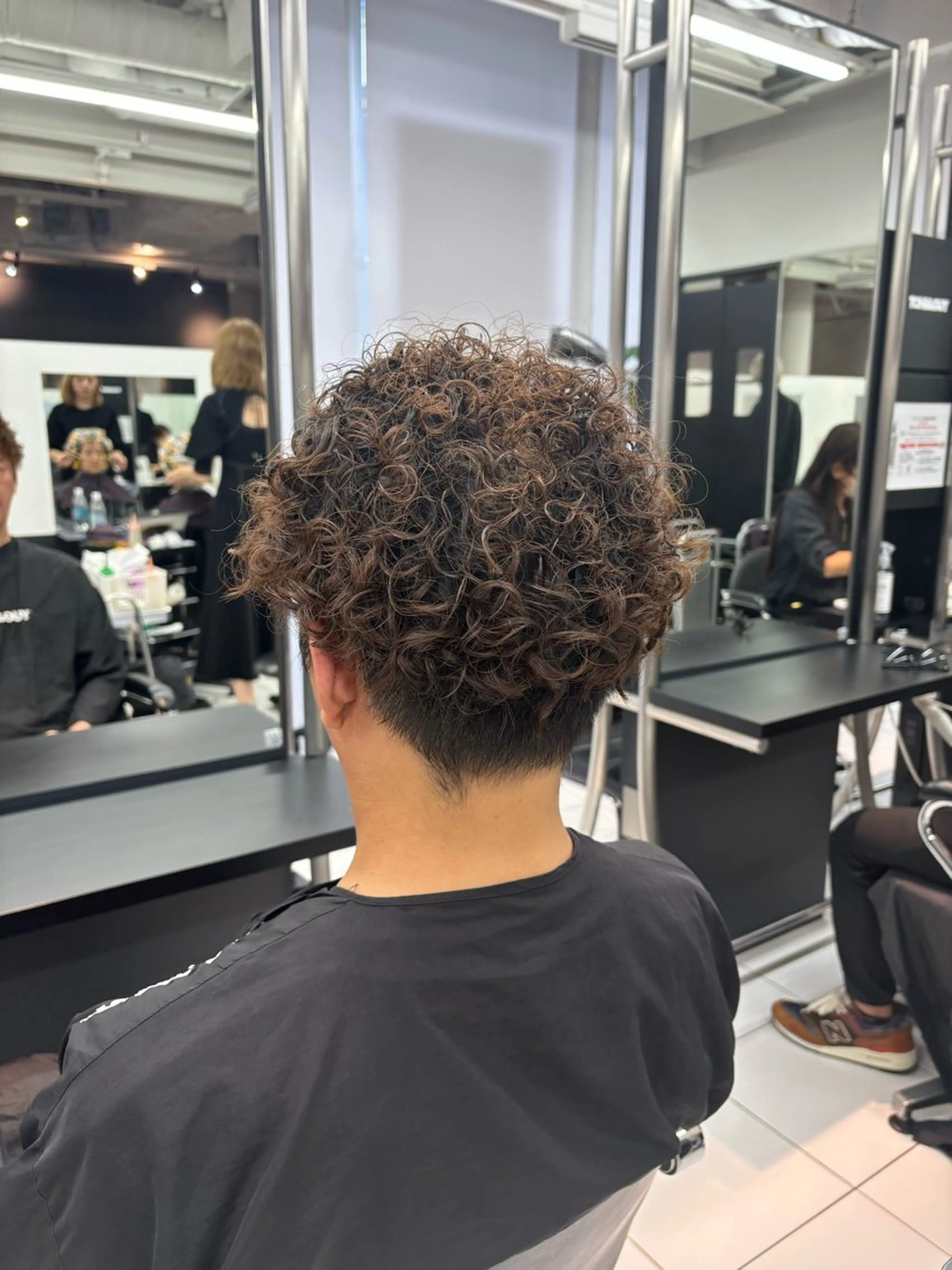 パーマ メンズ メンズパーマ プードルパーマ プードルパーマ 🌙ボブカット 🌙/HI naのヘアスタイル