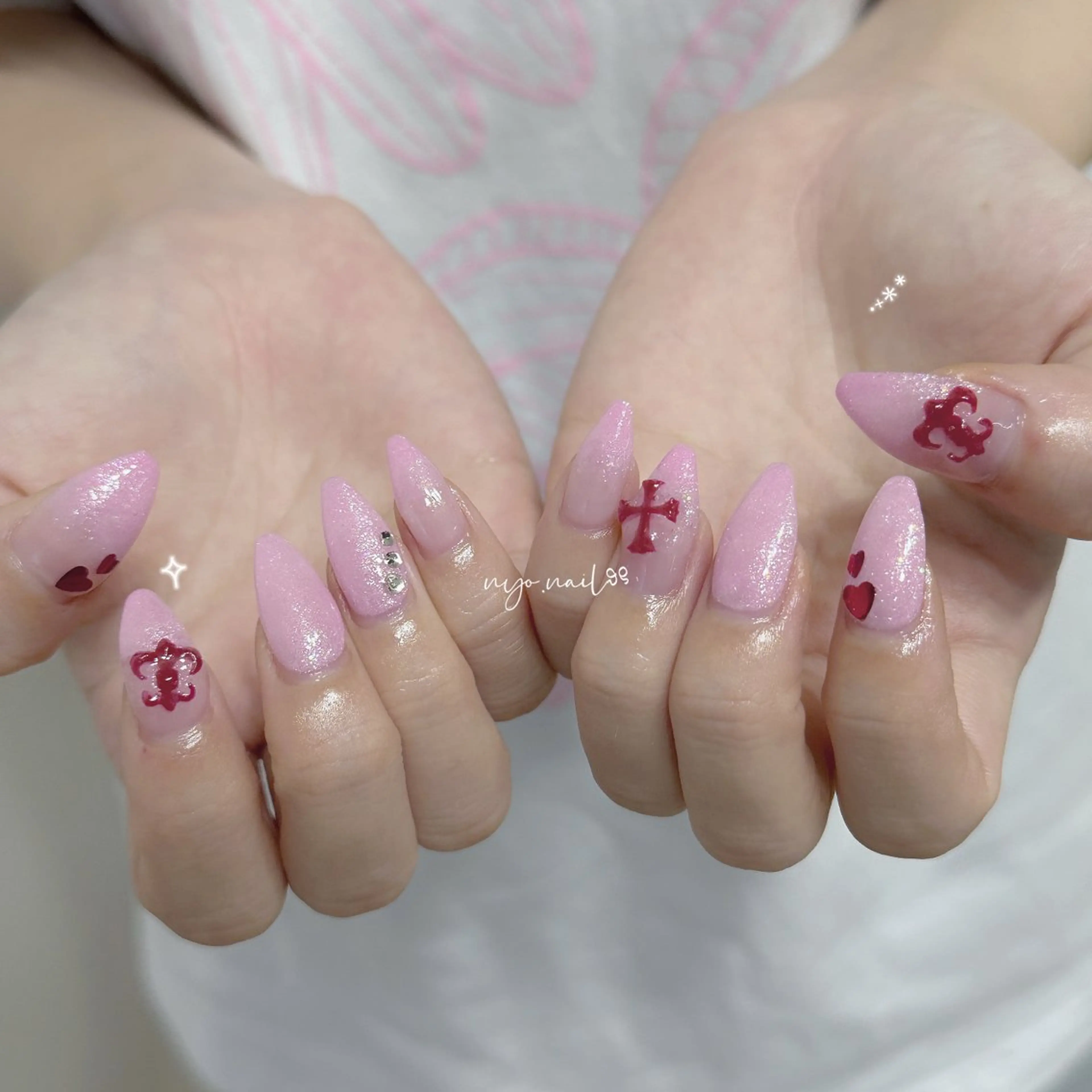 ネイル 🩵ニヨ ネイル ☁️のネイルデザイン