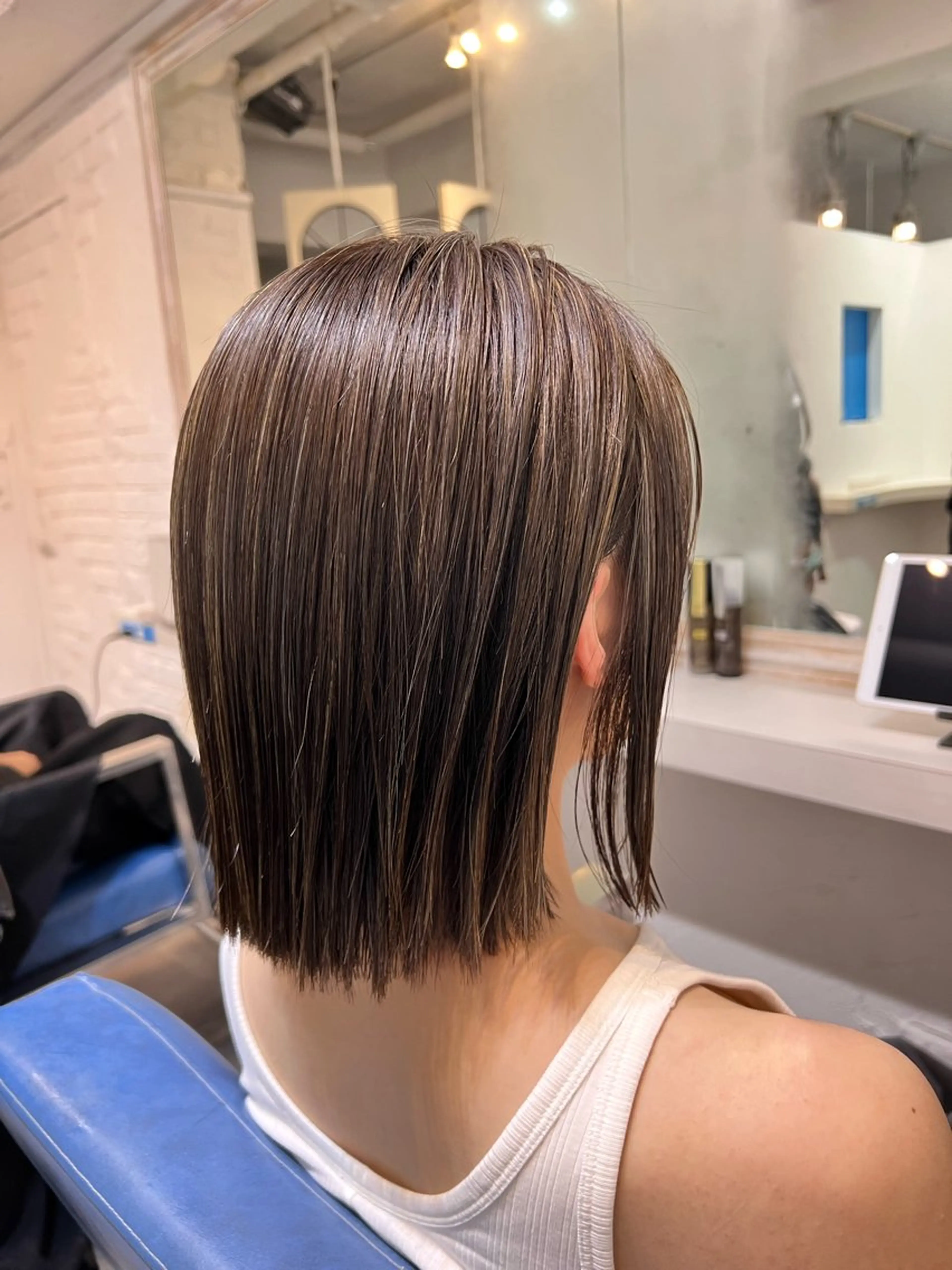 ショート カラー ハイライトカラー ハイライト カット ヘアカラー uros.所属・インナー/エクステ/ パーマ🌞イトウセナのヘアスタイル