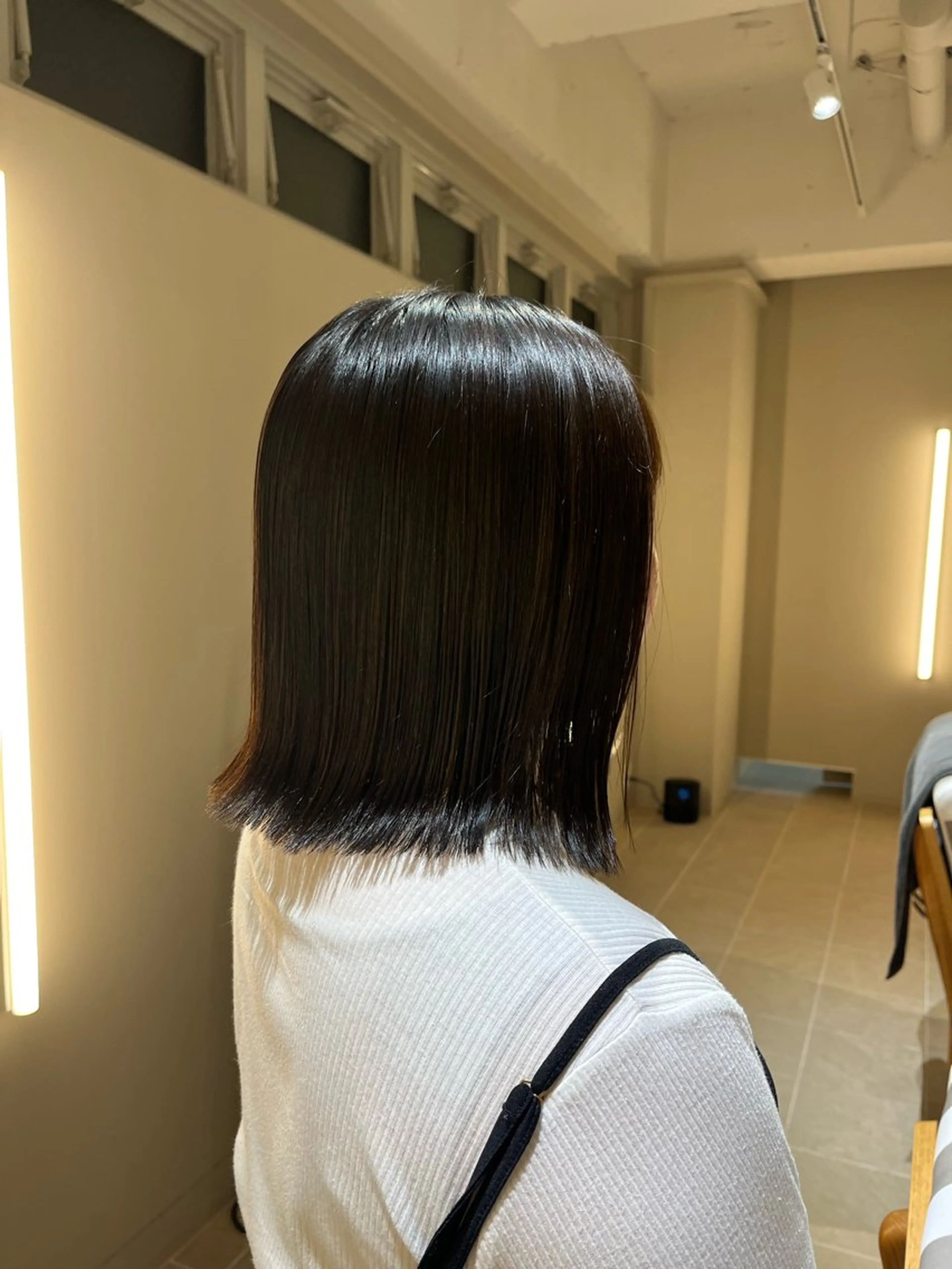 ミディアム カラー カット トリートメント LANE所属・LANE FUのヘアスタイル