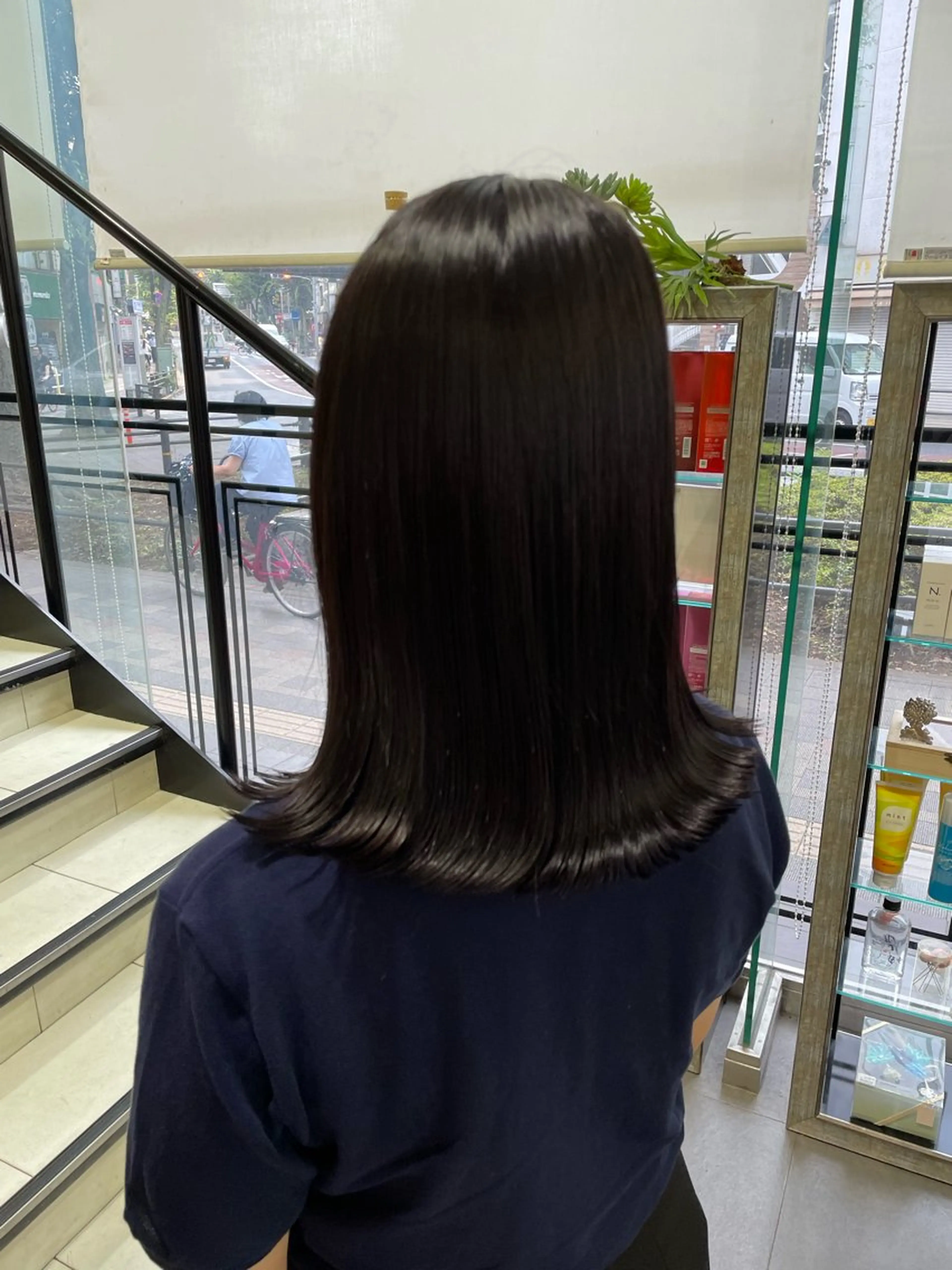 セミロング ヘアカラー hair＆eye 🫧ྀི/栞のヘアスタイル