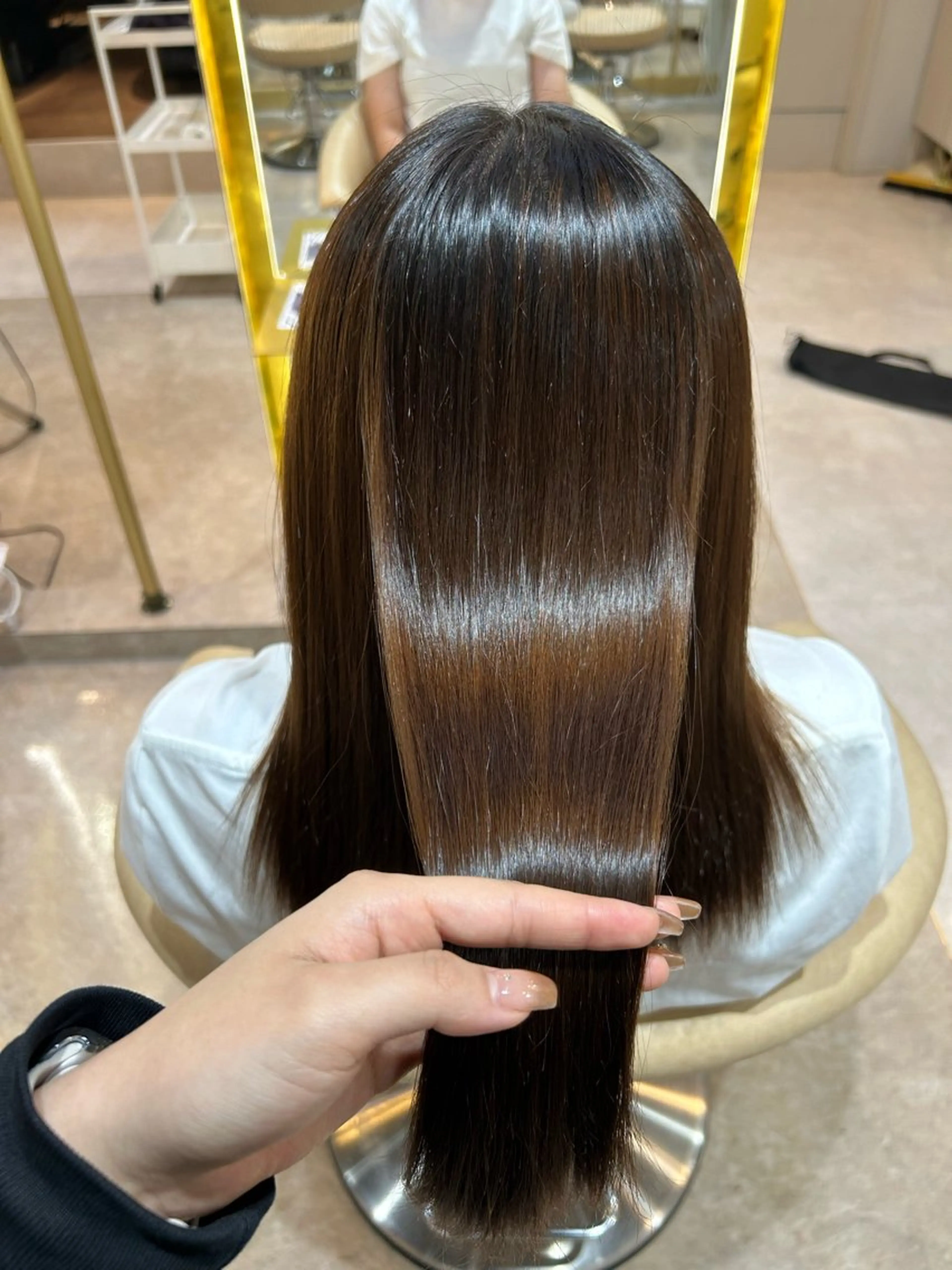 美髪縮毛矯正➕高級3stepトリートメント🐥 　　　　　　 (カット相談可🙆🏻‍♀️)の写真