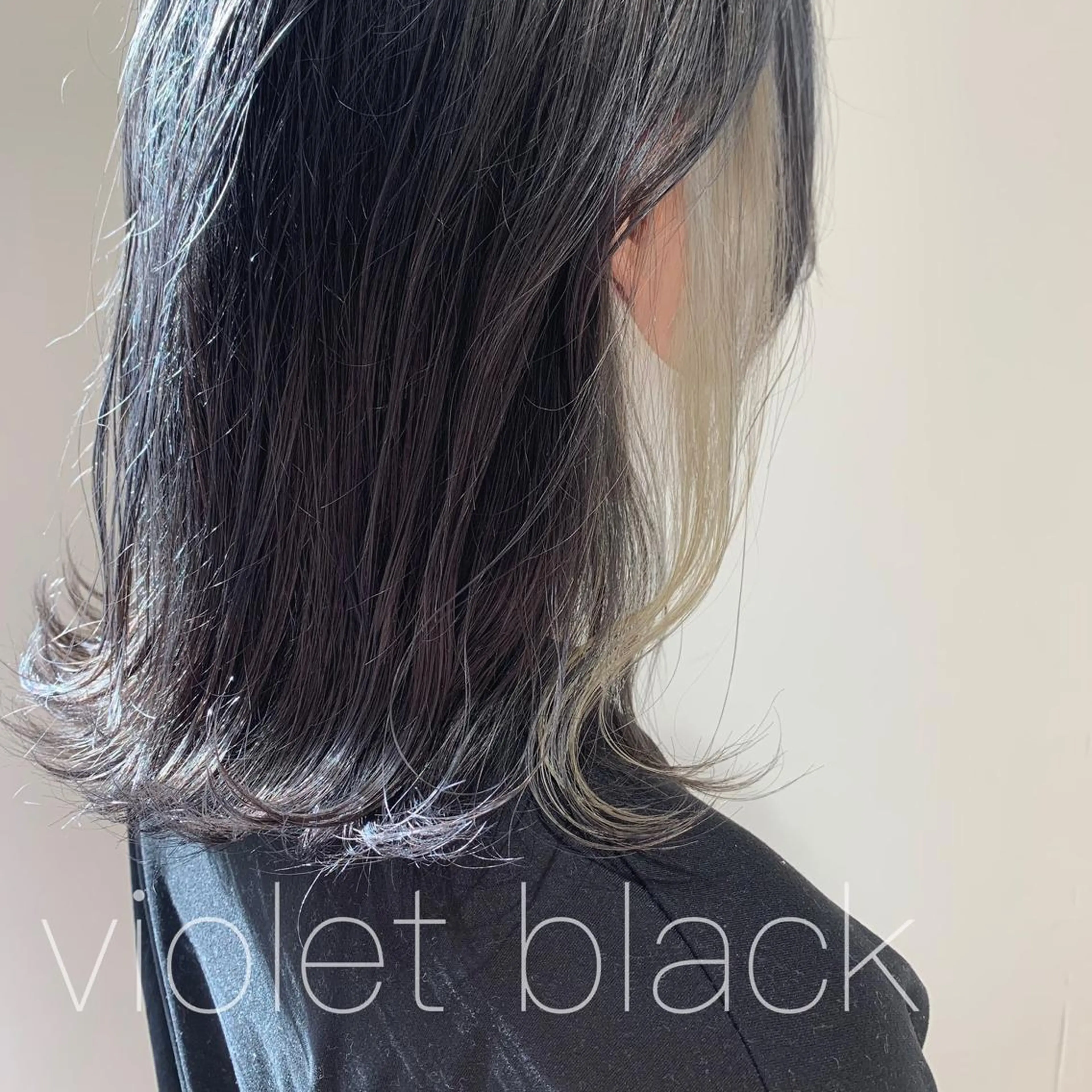 ミディアム ヘアカラー トリートメント 透明感カラー 金村真子のヘアスタイル