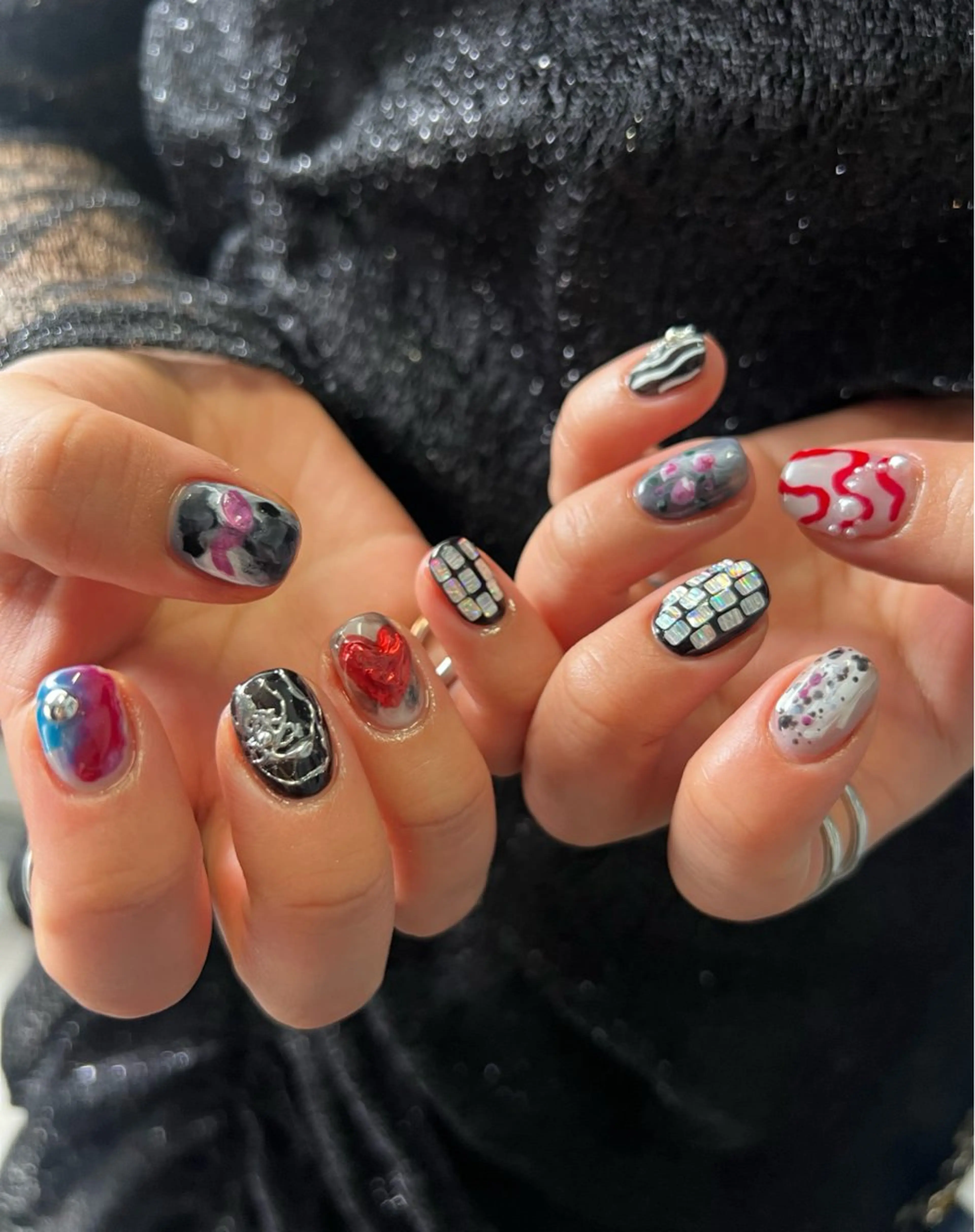 ネイル 持ち込み ハンドネイル ヘアメイクネイリスト 💄💅hidemiのネイルデザイン