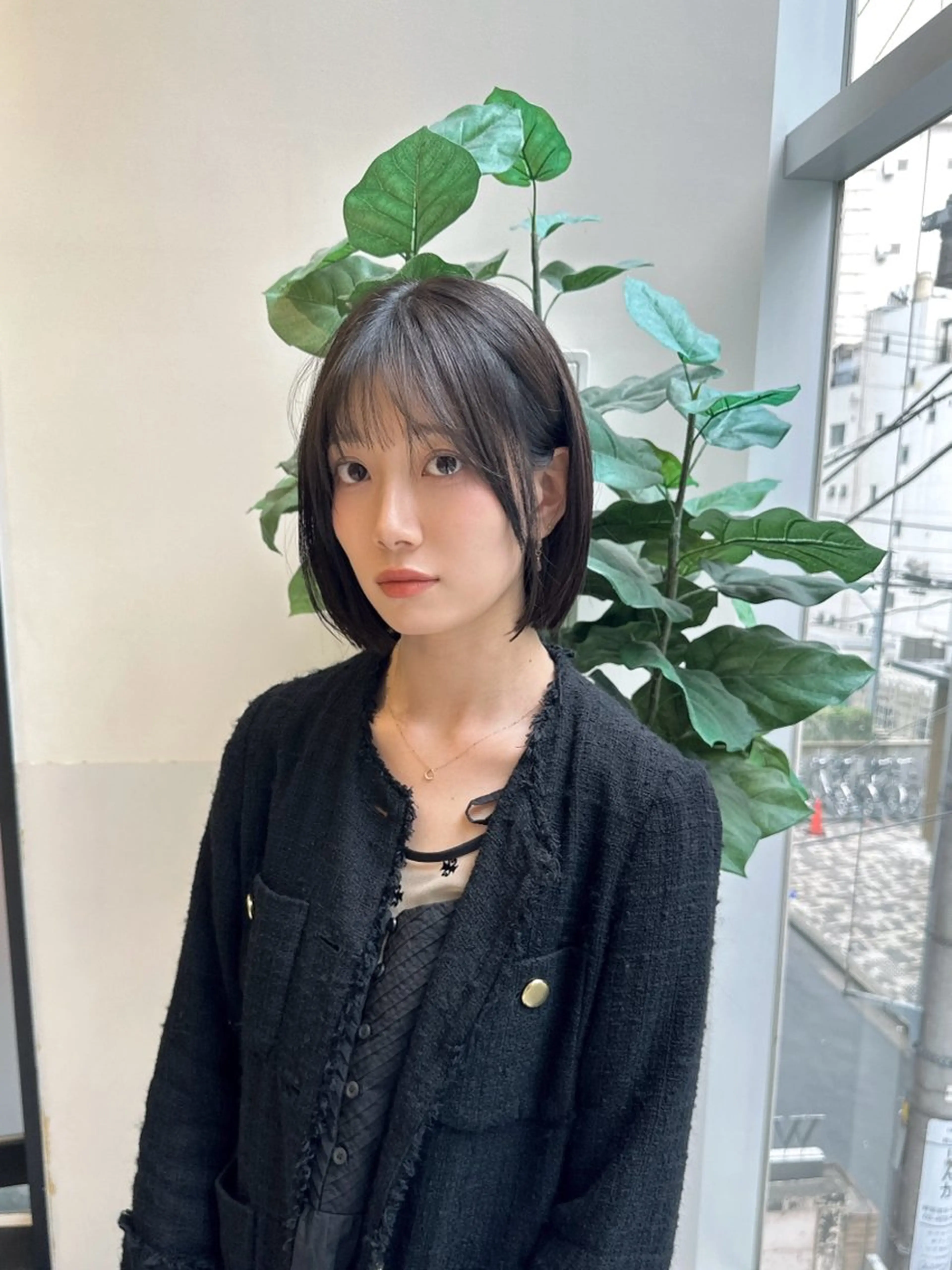 ショート カラー ブリーチ グレージュ ブリーチなしカラー ボブ 似合わせカット カット ヘアカラー トリートメント LUMO所属・矢野 晃平のヘアスタイル