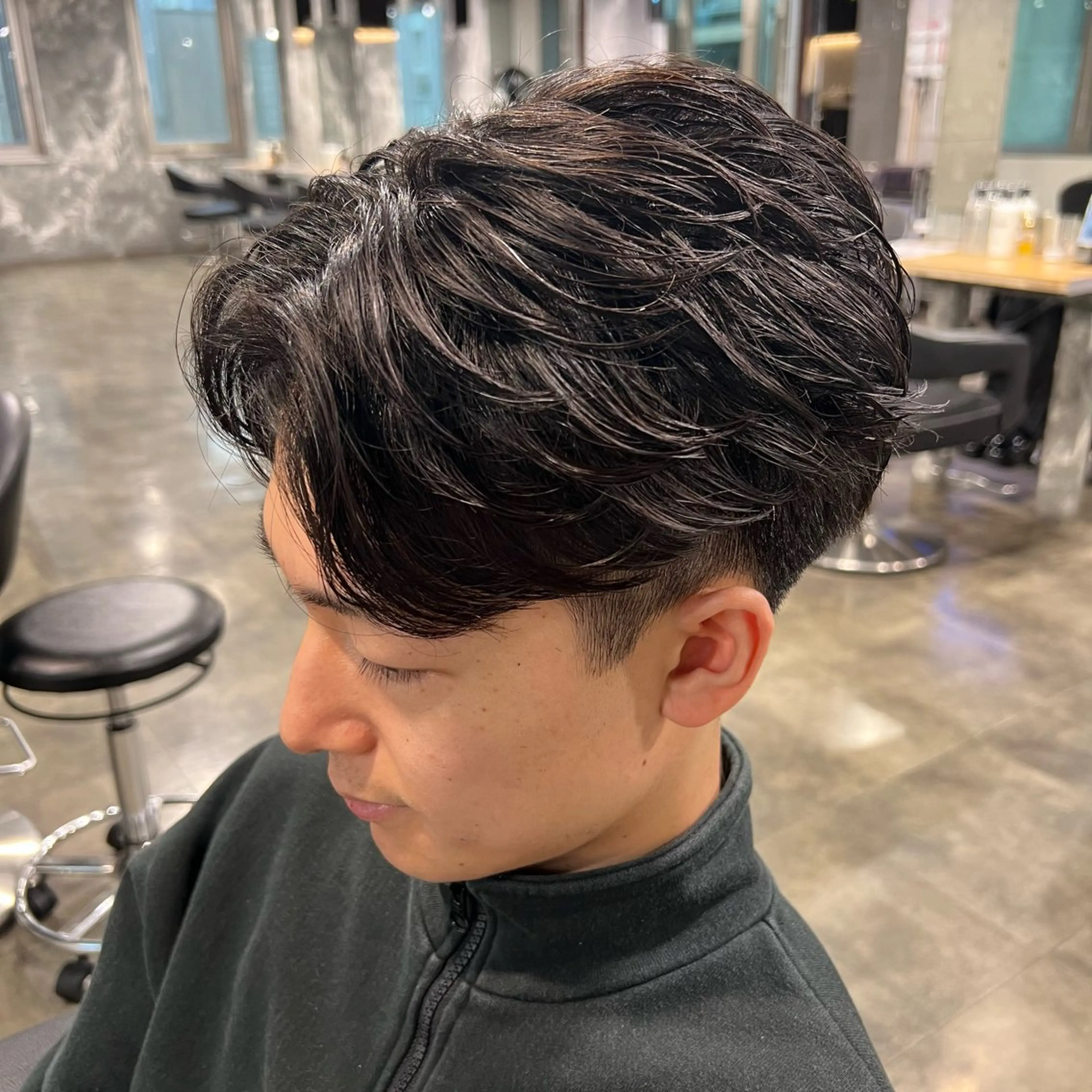 ショート カラー パーマ ヘアアレンジ メンズ キッズ 🔷横浜1のパーマ 職人🔷将太郎のヘアスタイル