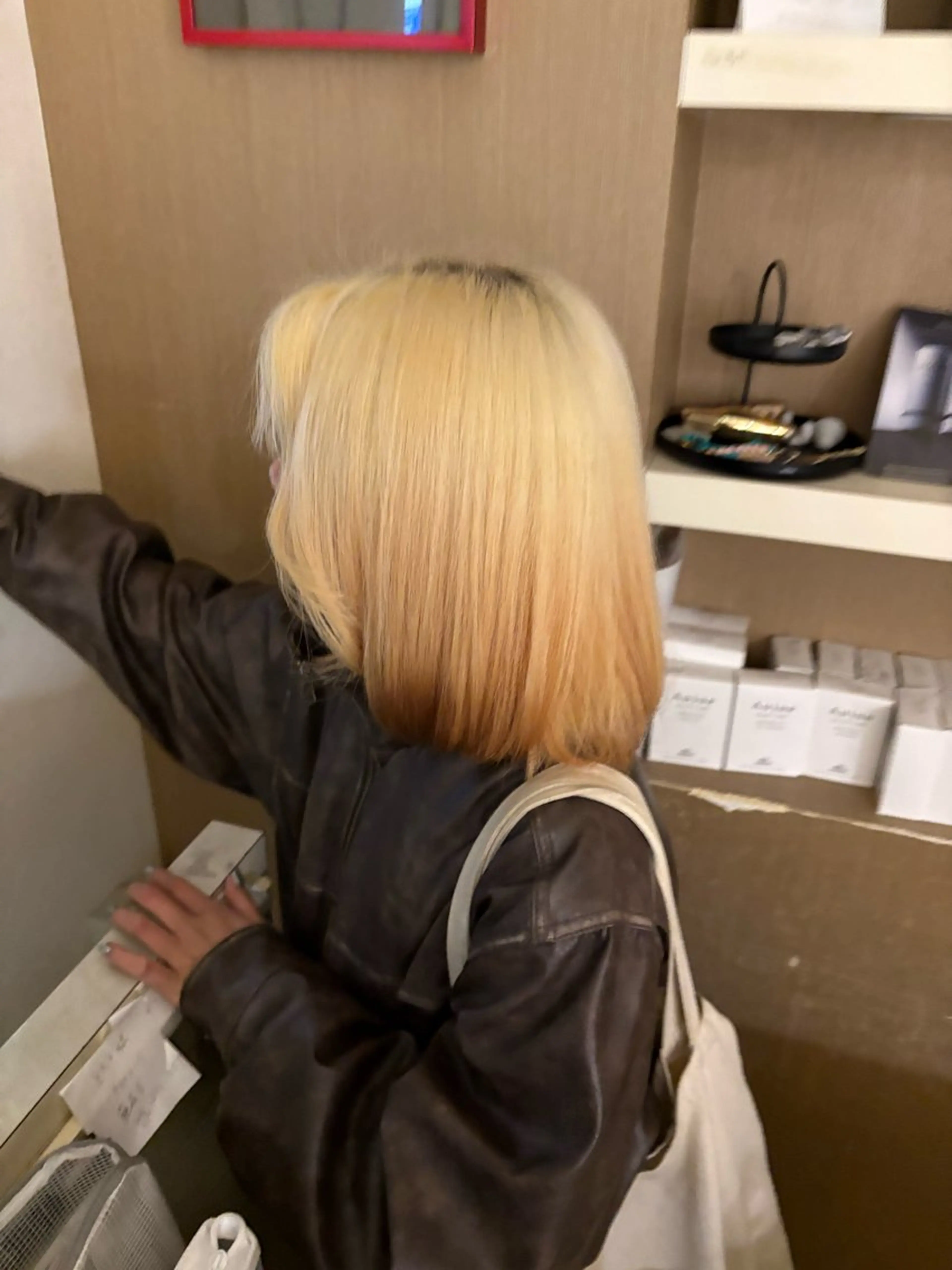 ミディアム ヘアカラー あいり 福岡美容師のヘアスタイル