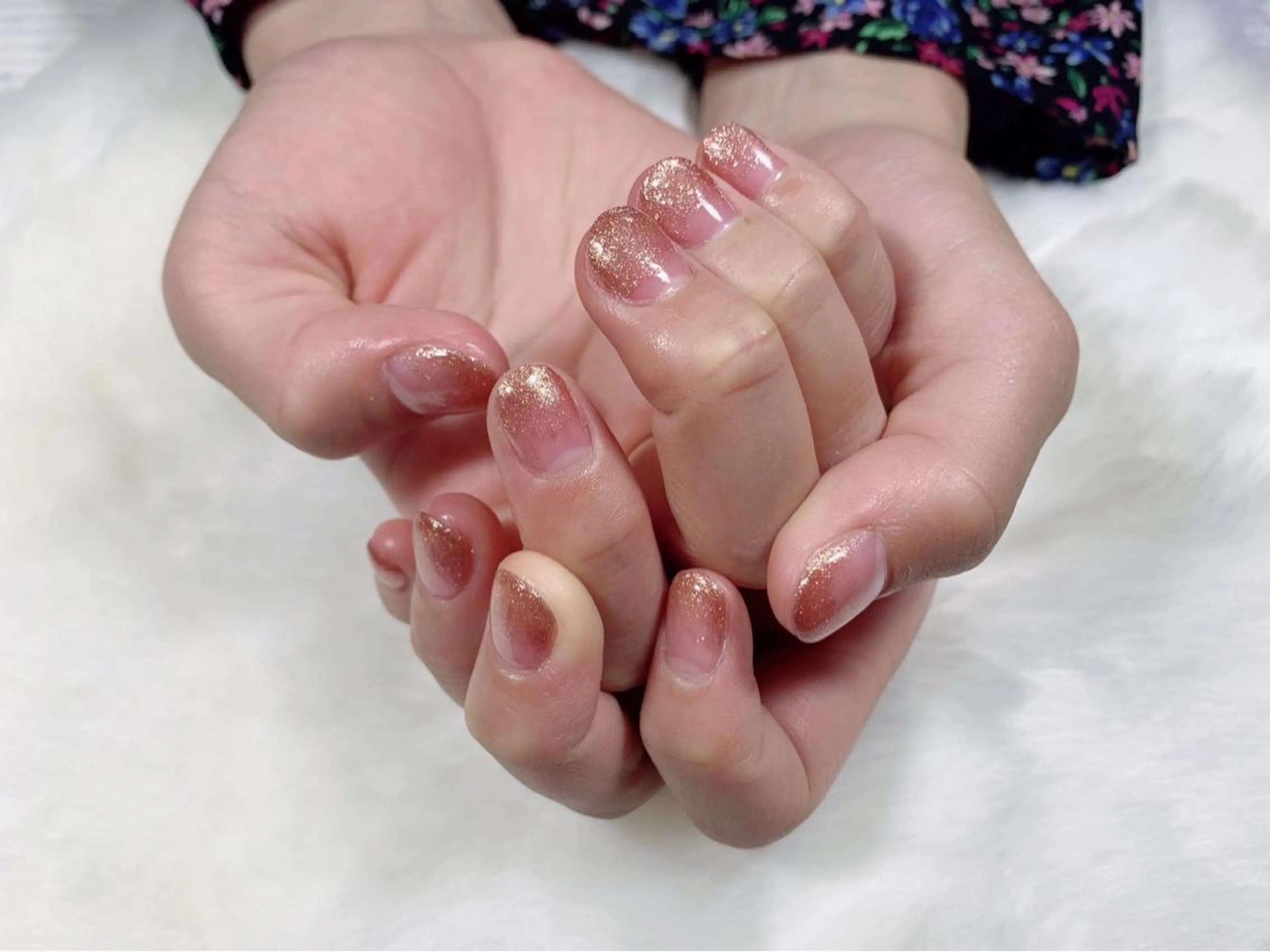 ネイル グラデーション ラメ(グリッター) ラメグラデーション salon EMANのネイルデザイン
