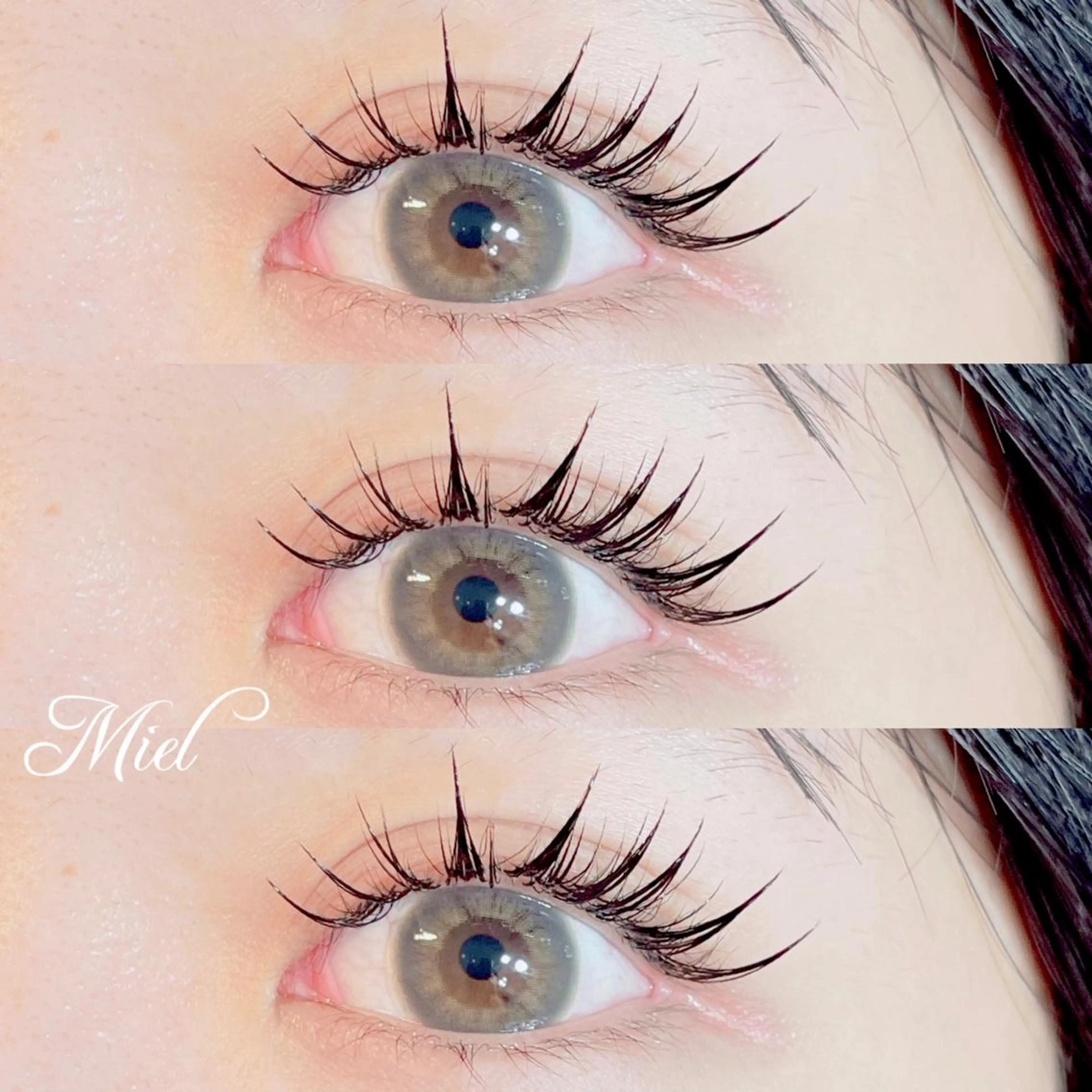 マツエク・マツパ カラーマツエク フラットラッシュ ボリュームラッシュ ワンホンマツエク Mori ✨Mystical✨のマツエク・マツパデザイン