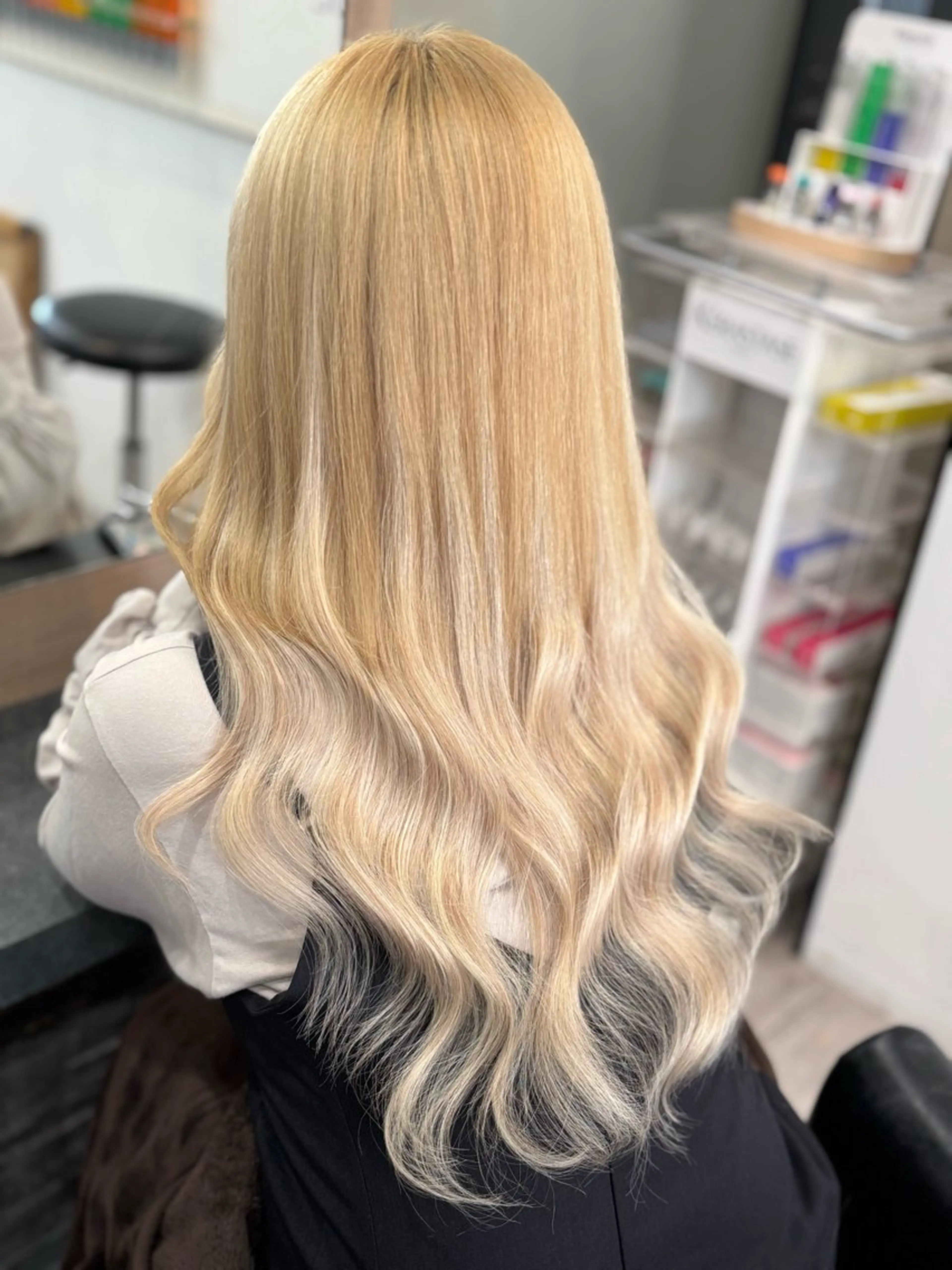 ロング エクステ エクステ エクステ💖艶カラー ,ハイトーン/あいかのヘアスタイル