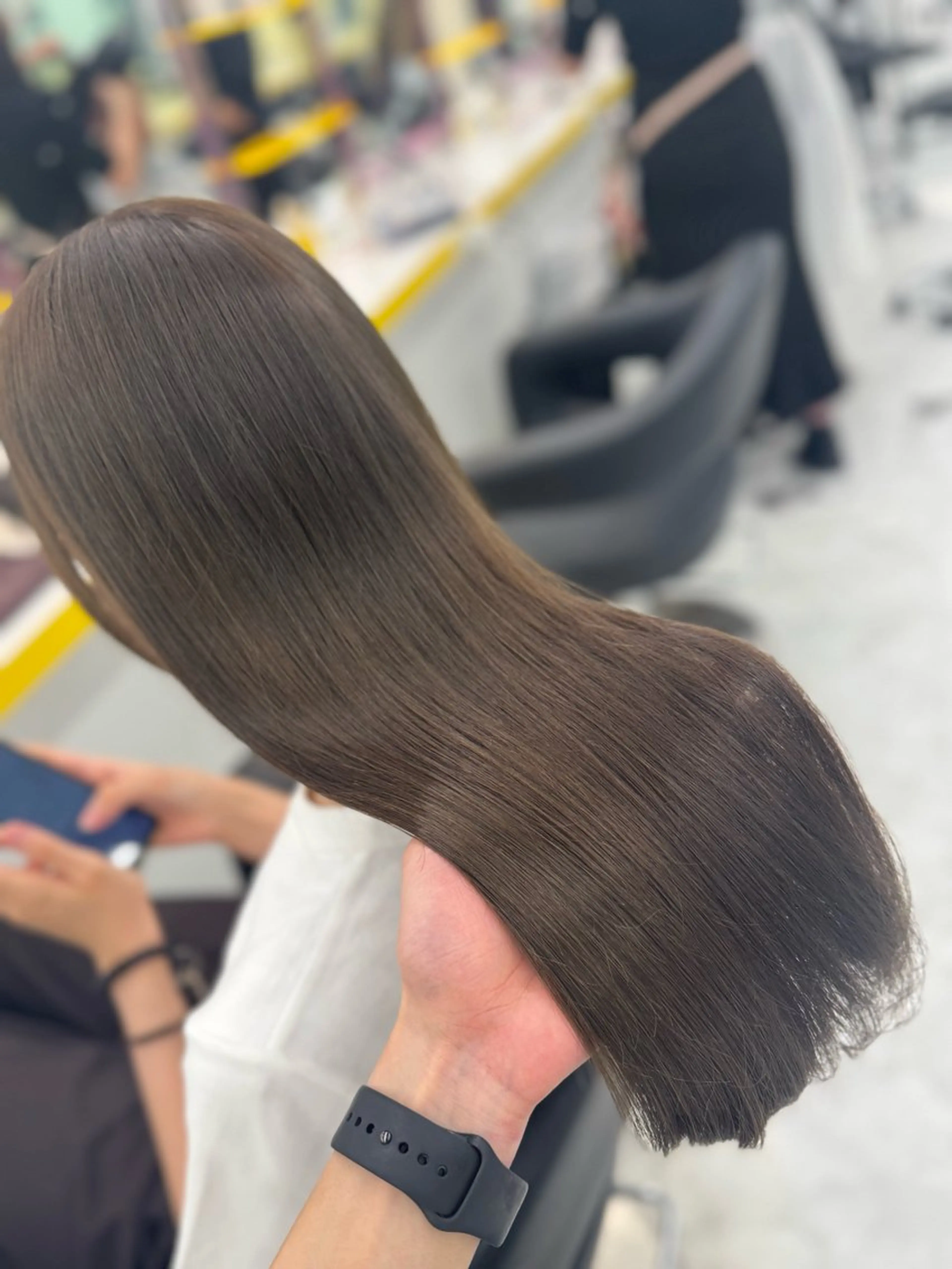 カラー ヘアアレンジ カット ヘアカラー 縮毛矯正 トリートメント ☁️縮毛矯正✖️ 赤み消し☁️りくのヘアスタイル
