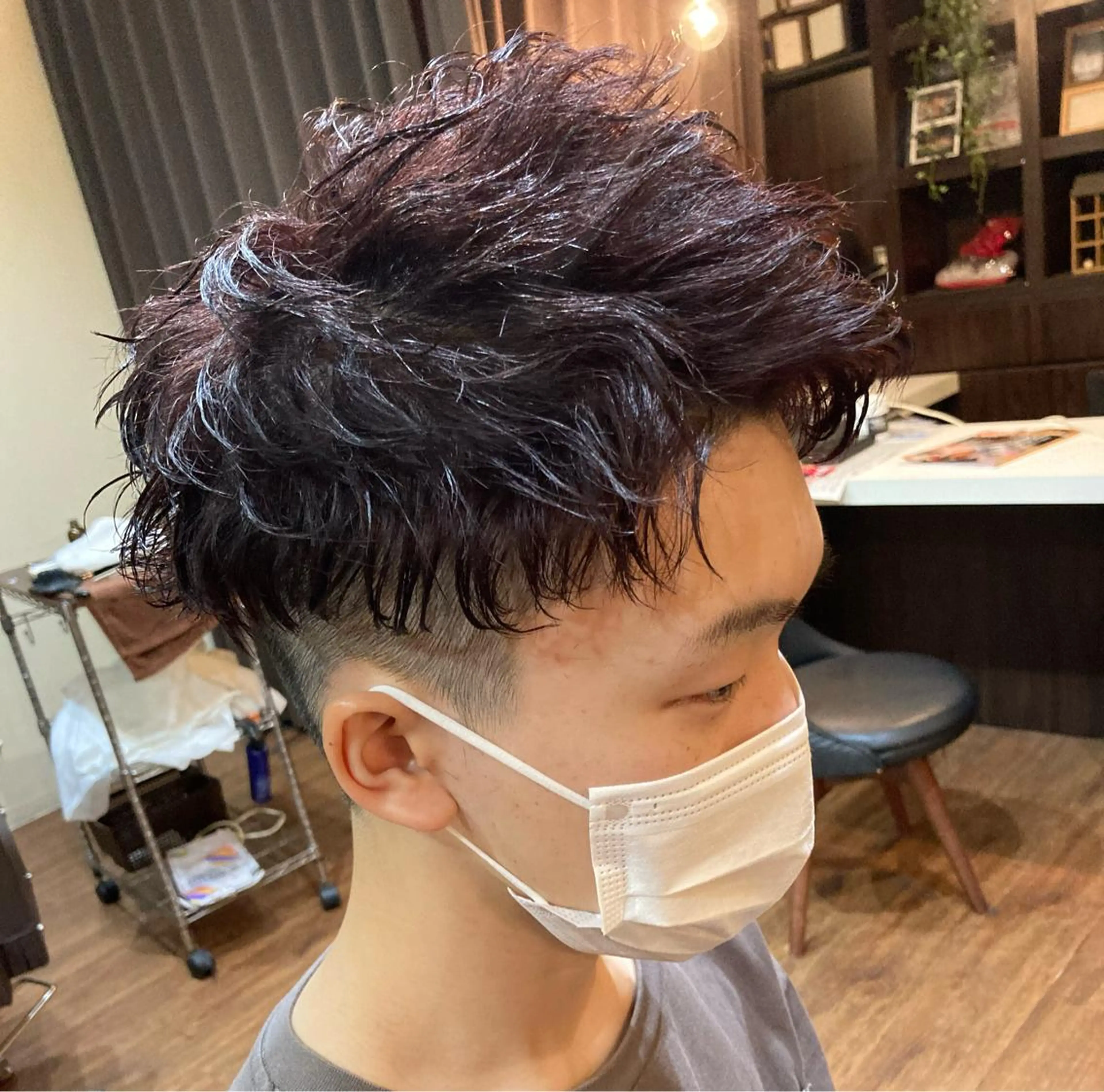 ショート カラー パーマ メンズ パーマが得意な【最高 悠斗】のヘアスタイル