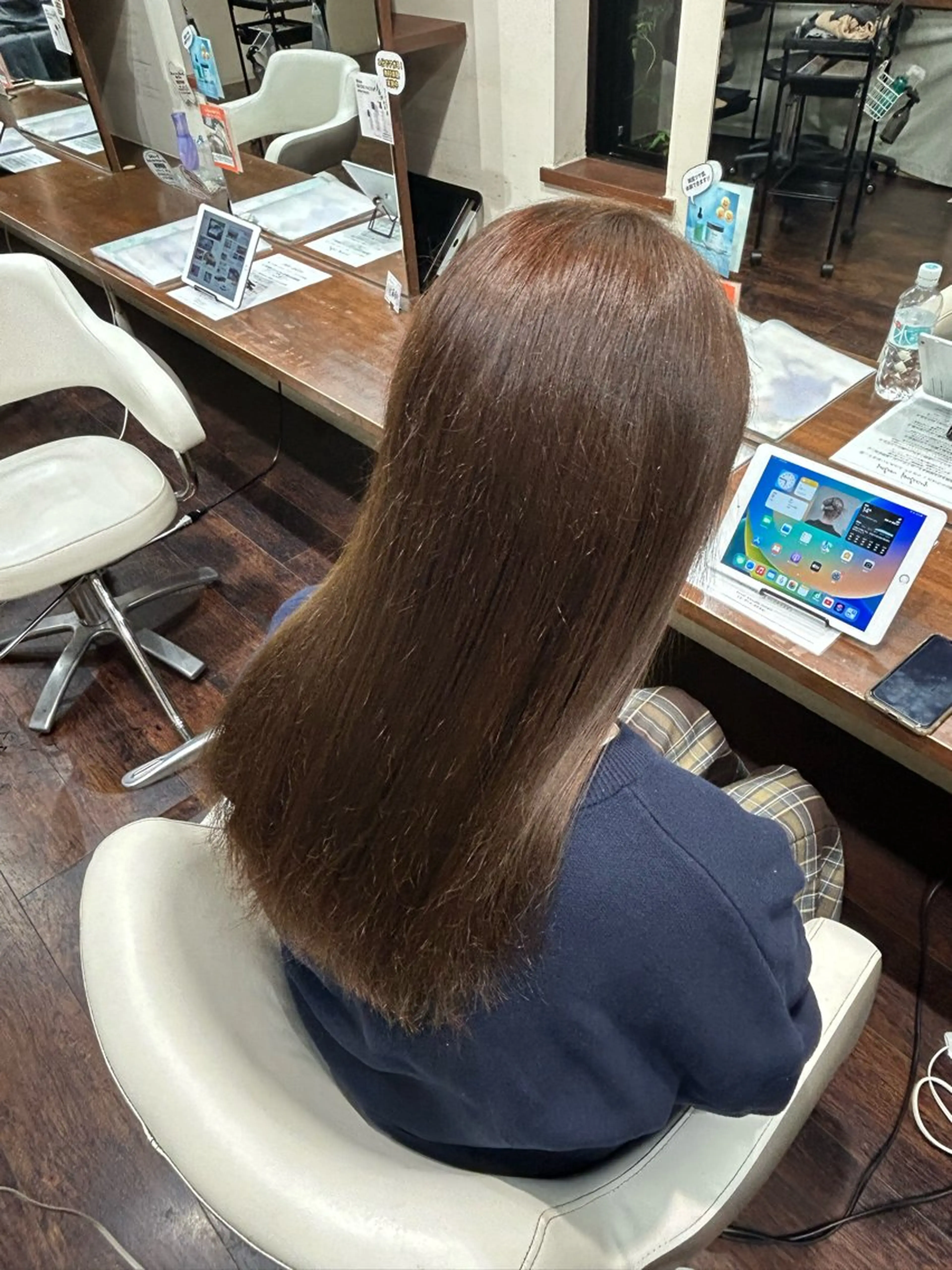 【サラ艶美髪セット】縮毛矯正＋髪質改善トリートメントの写真