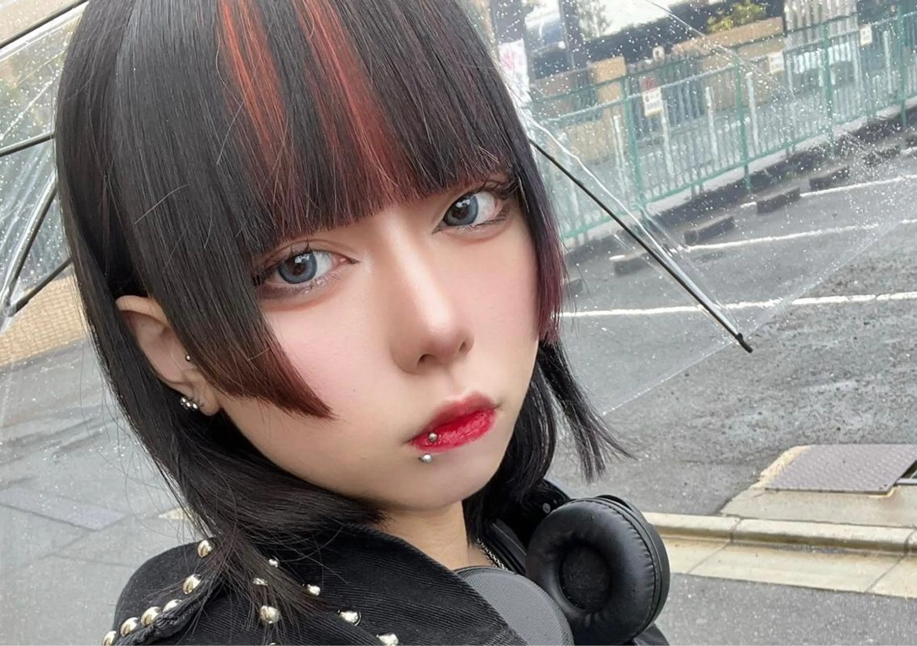 ミディアム カラー ミストバング  フェイスフレーミング 野村 朋生のヘアスタイル