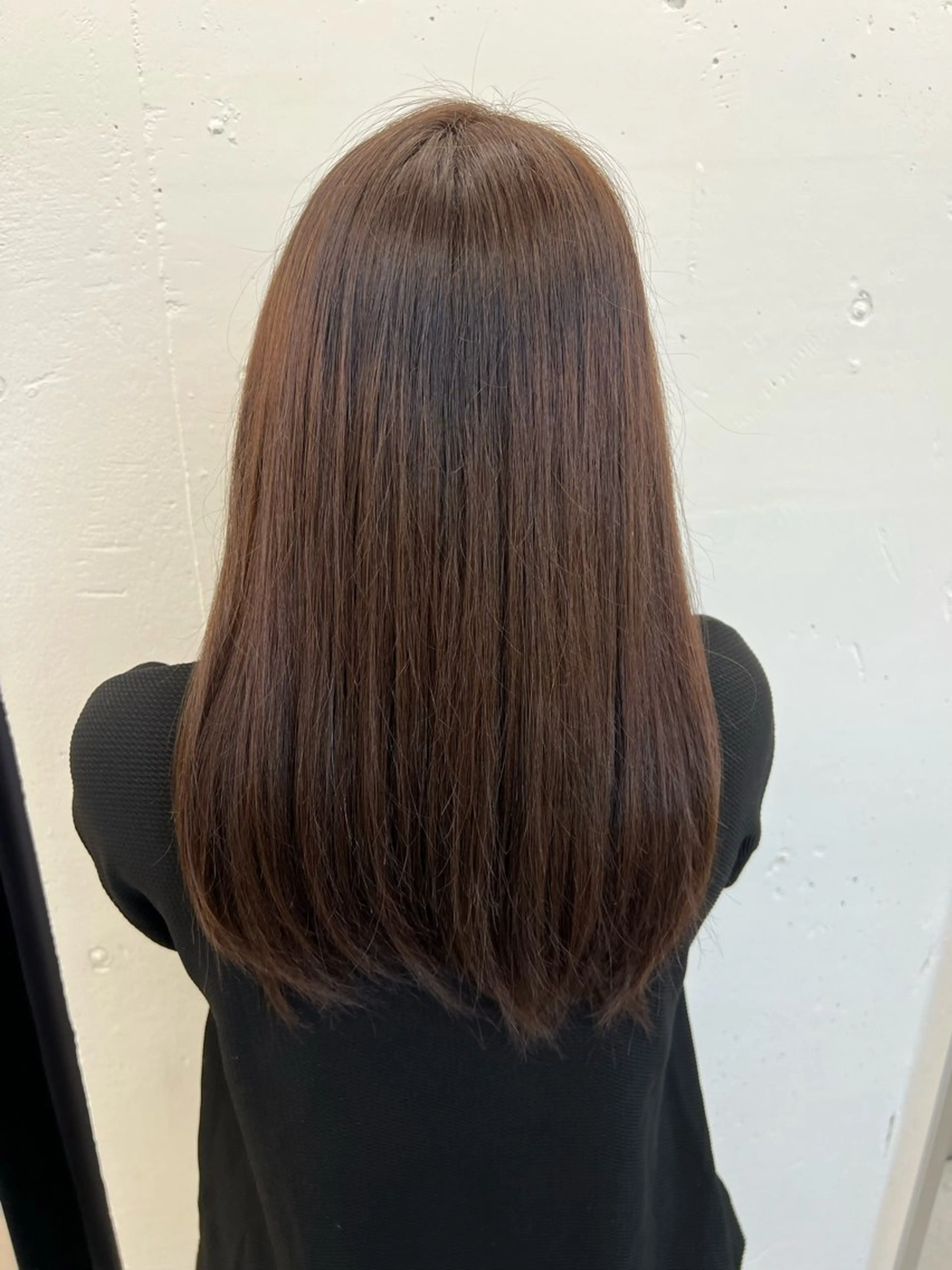 セミロング カラー ベージュカラー 透明感カラー ラテベージュ ヘアカラー トリートメント あすか JILLSTUDIOのヘアスタイル