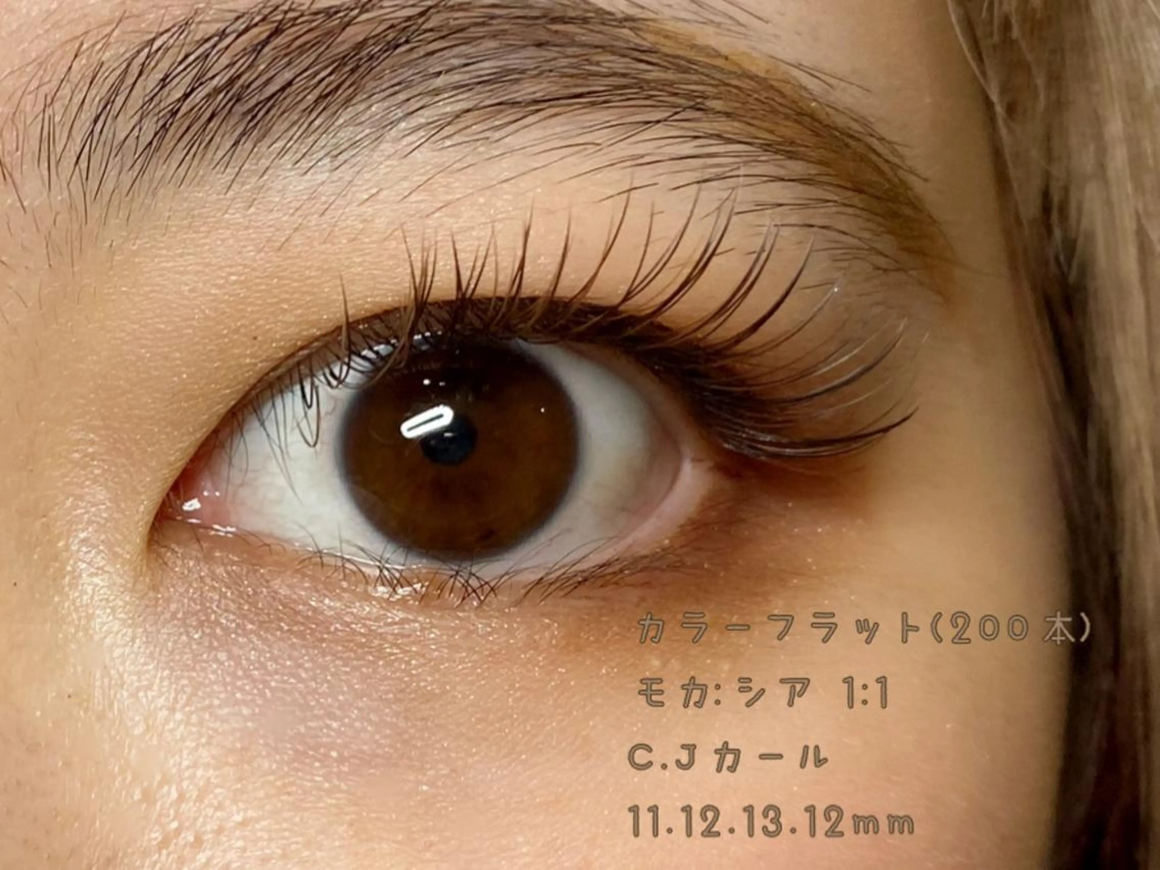 マツエク・マツパ カラーマツエク Jカール 須藤 菜々の眉毛・アイブロウイメージ