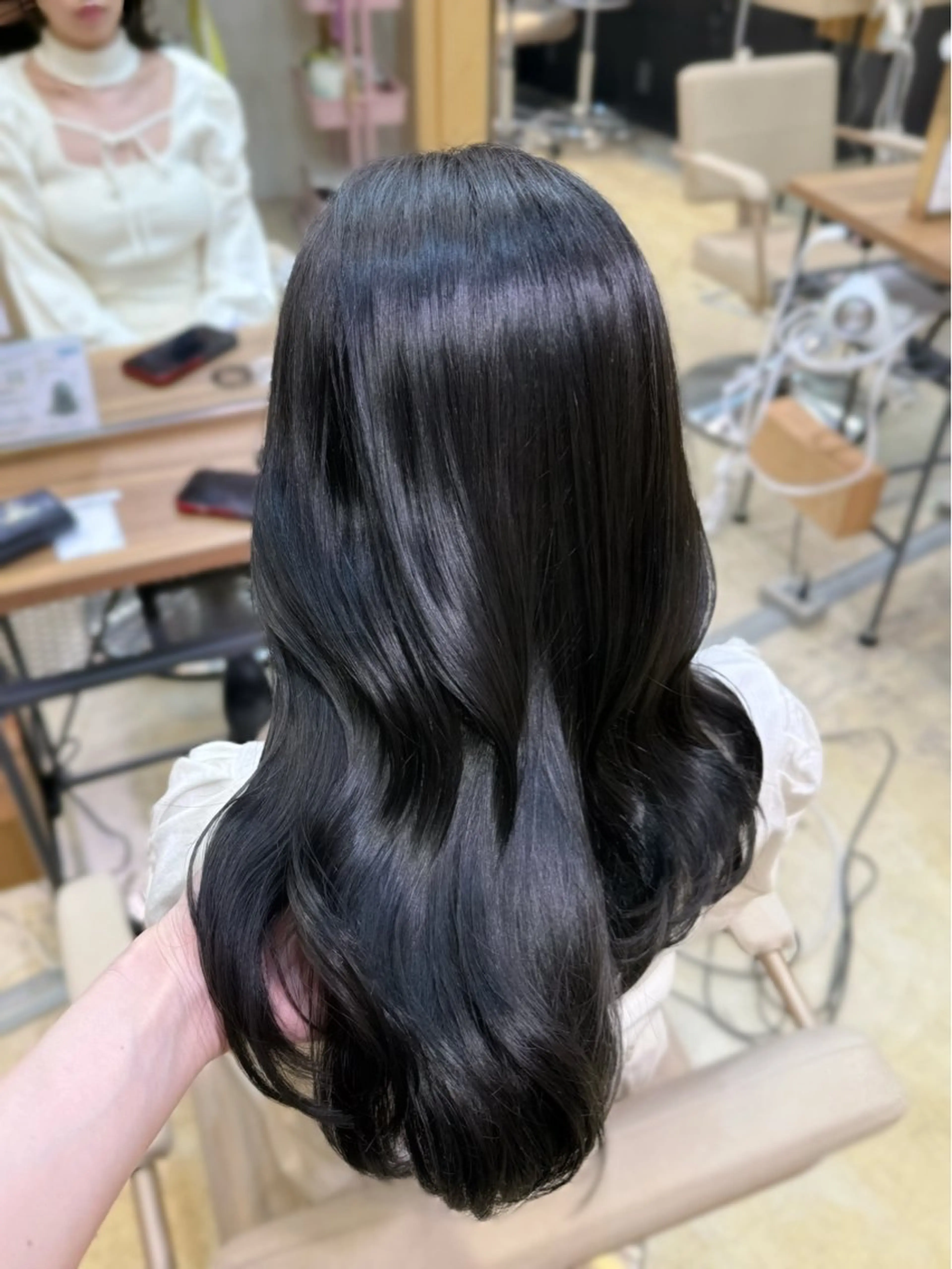 ロング カラー カット ヘアカラー トリートメント 𝐑𝐮𝐧𝐚 🩵のヘアスタイル