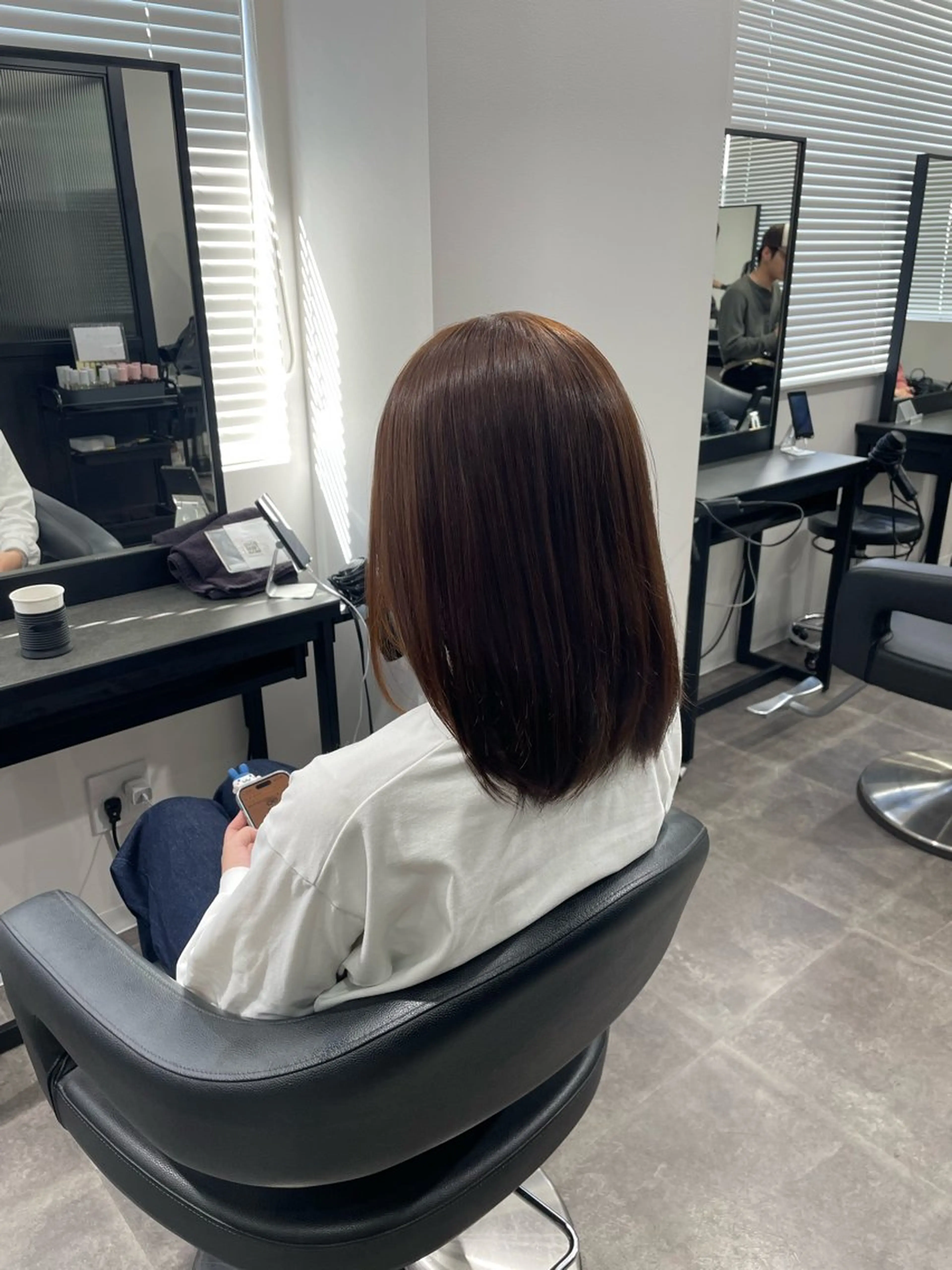 ミディアム カラー 🤍透明感推しカラー 🤍yui‪💞✨のヘアスタイル