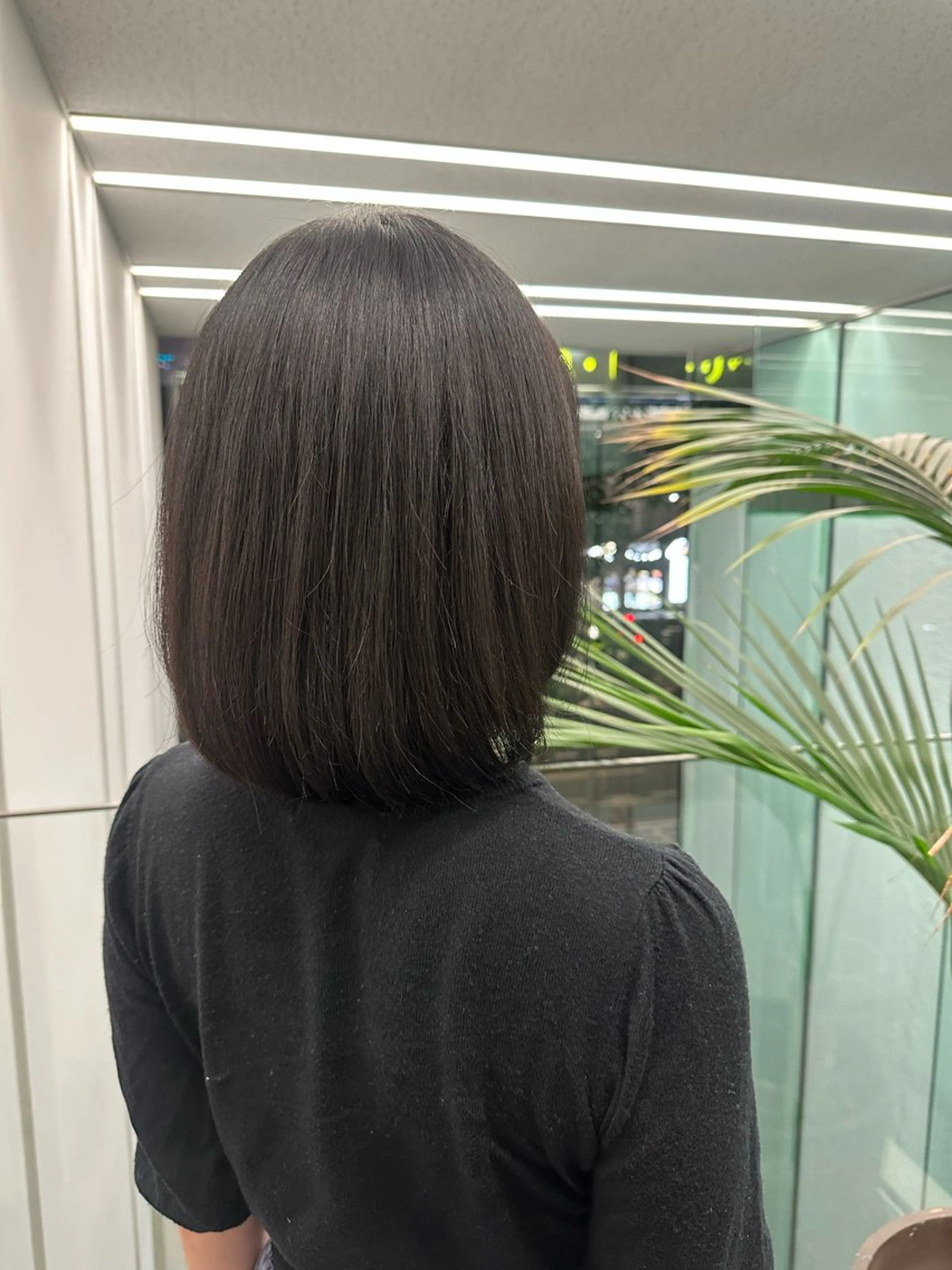 ミディアム ボブ カット ごとう さなのヘアスタイル