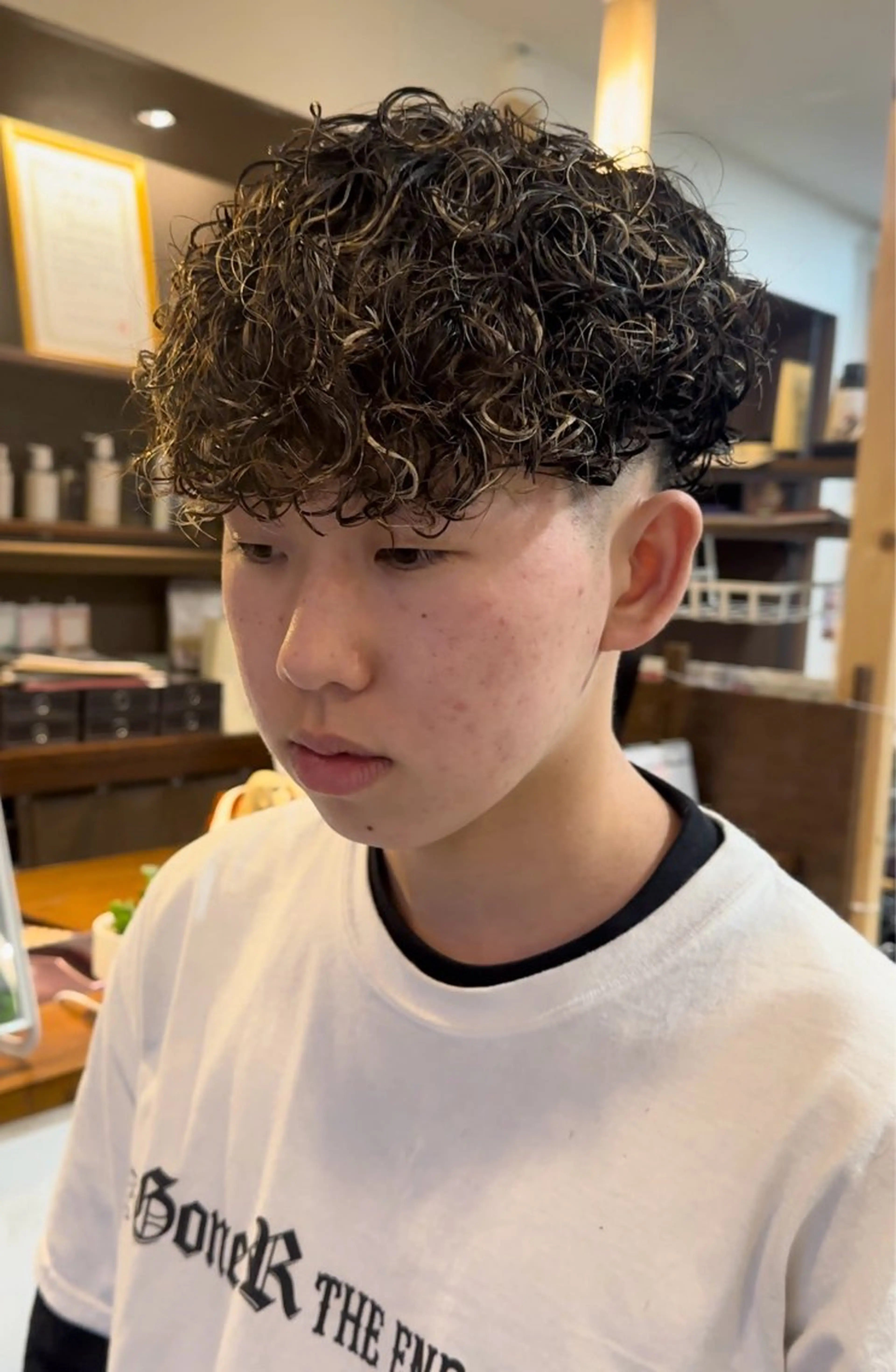 パーマ メンズ メンズパーマ スペインカール カット パーマ 年間2000名担当◎ パーマ職人/仲原佑樹のヘアスタイル