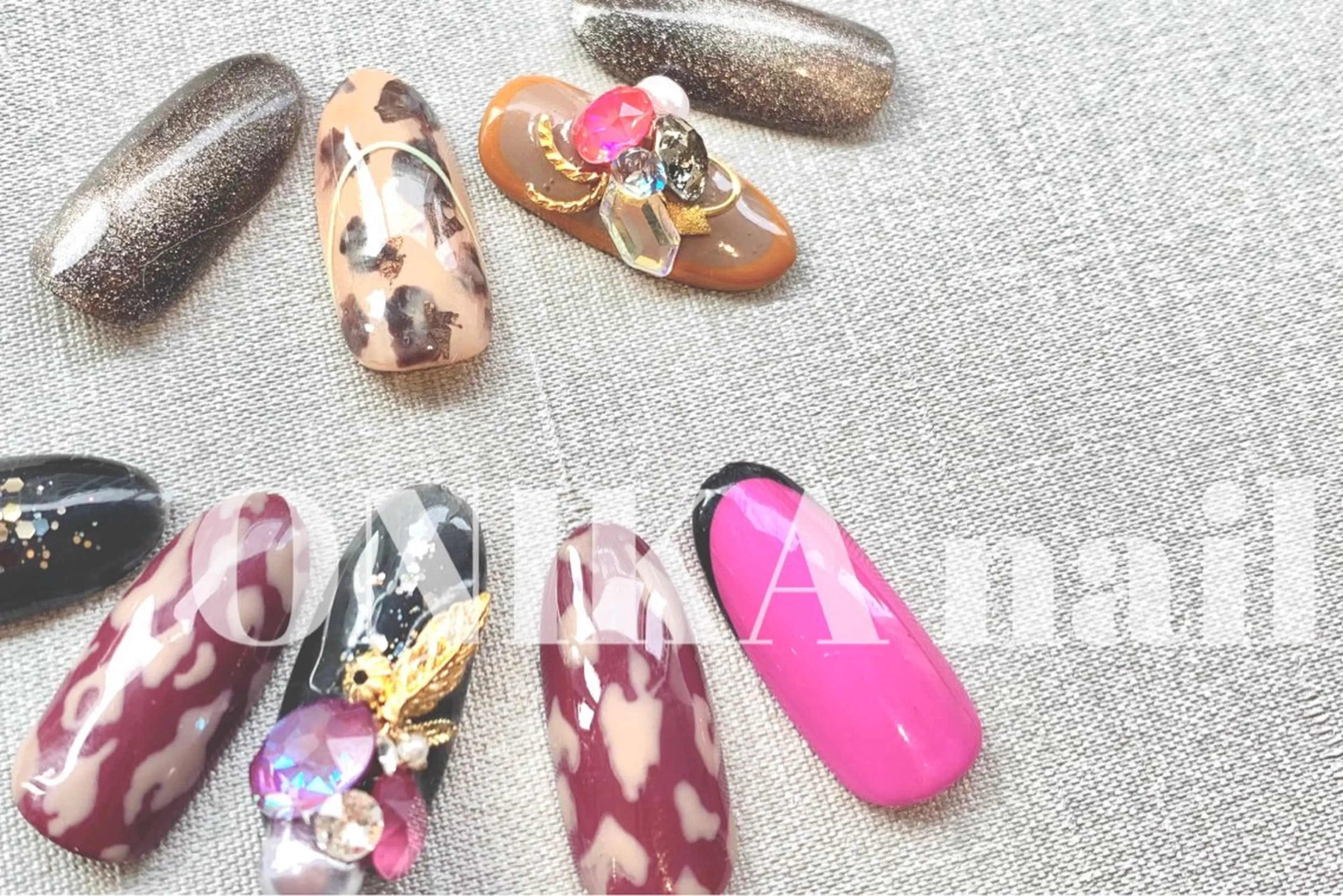 ネイル ハンドネイル ハンドケア ONIKA Nail 青山通り店所属・ONIKA Nail 表参道A4🦋2分のネイルデザイン