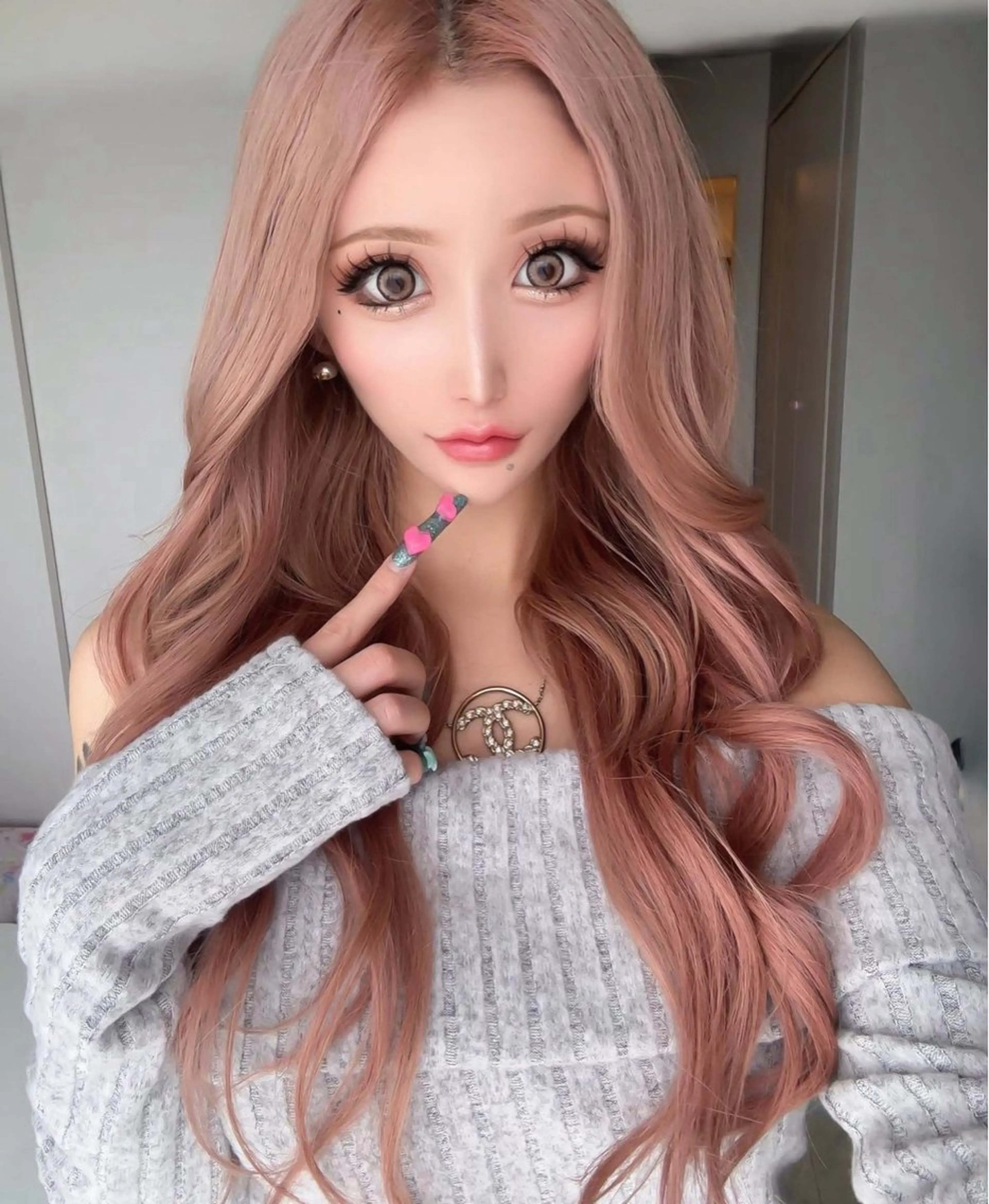 ロング カラー ヘアカラー トリートメント エクステ 【Diar】オーナー アキヨシケンタのヘアスタイル