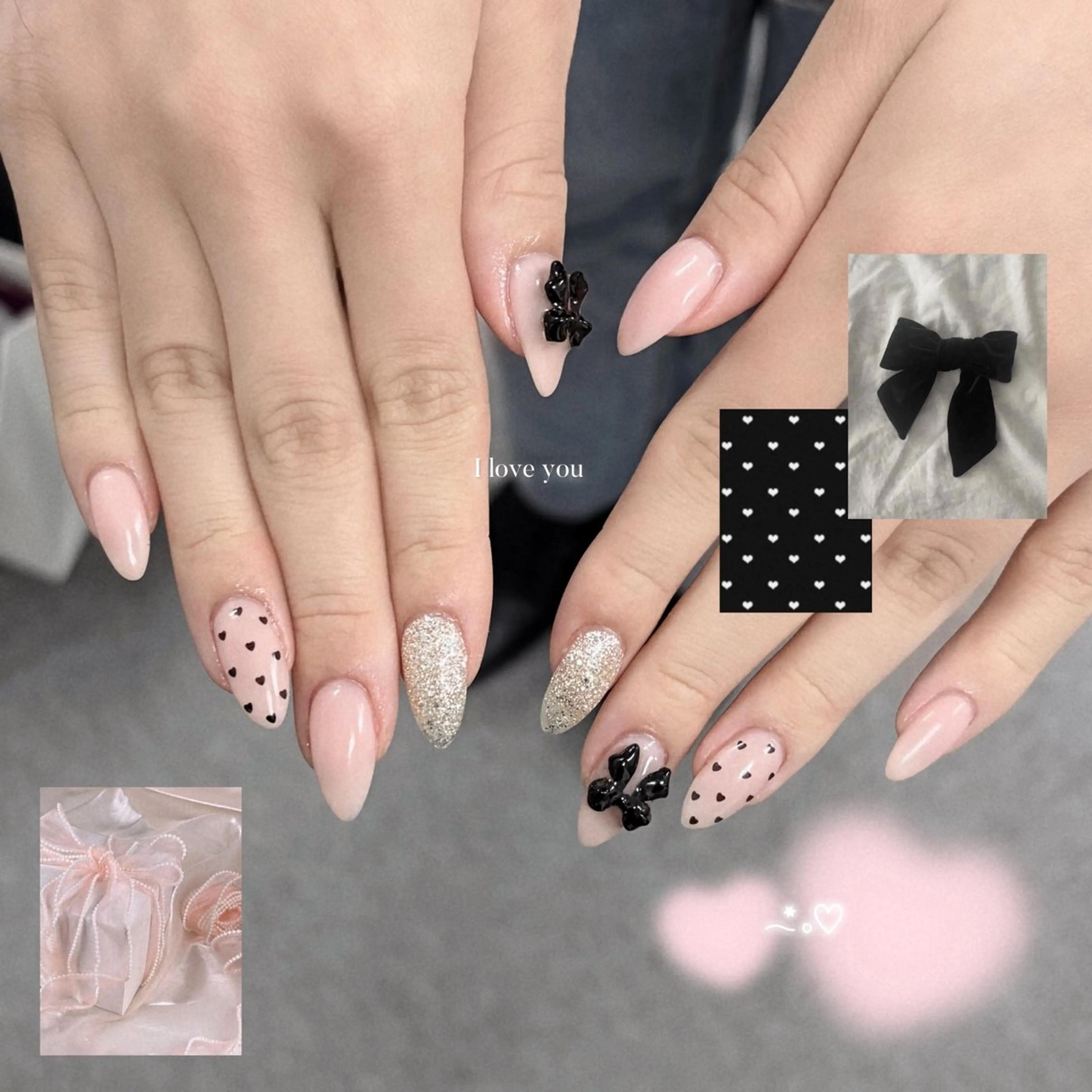 シンプル4本アート🌹 【韓国人ネイリスト】の写真