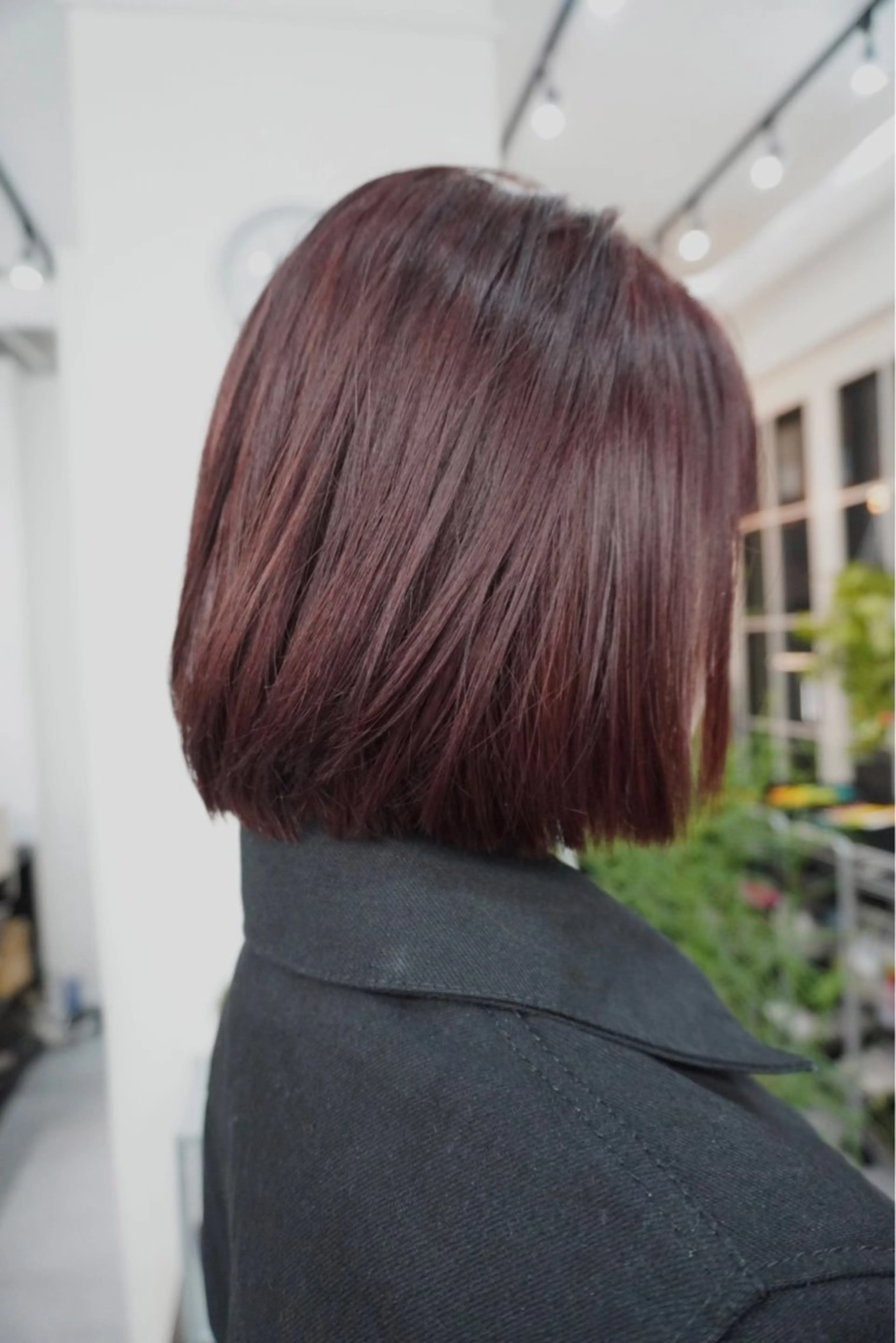ショート カラー レッドカラー ボブ カット パーマ トリートメント レイヤー／似合わせ TAKUYAのヘアスタイル