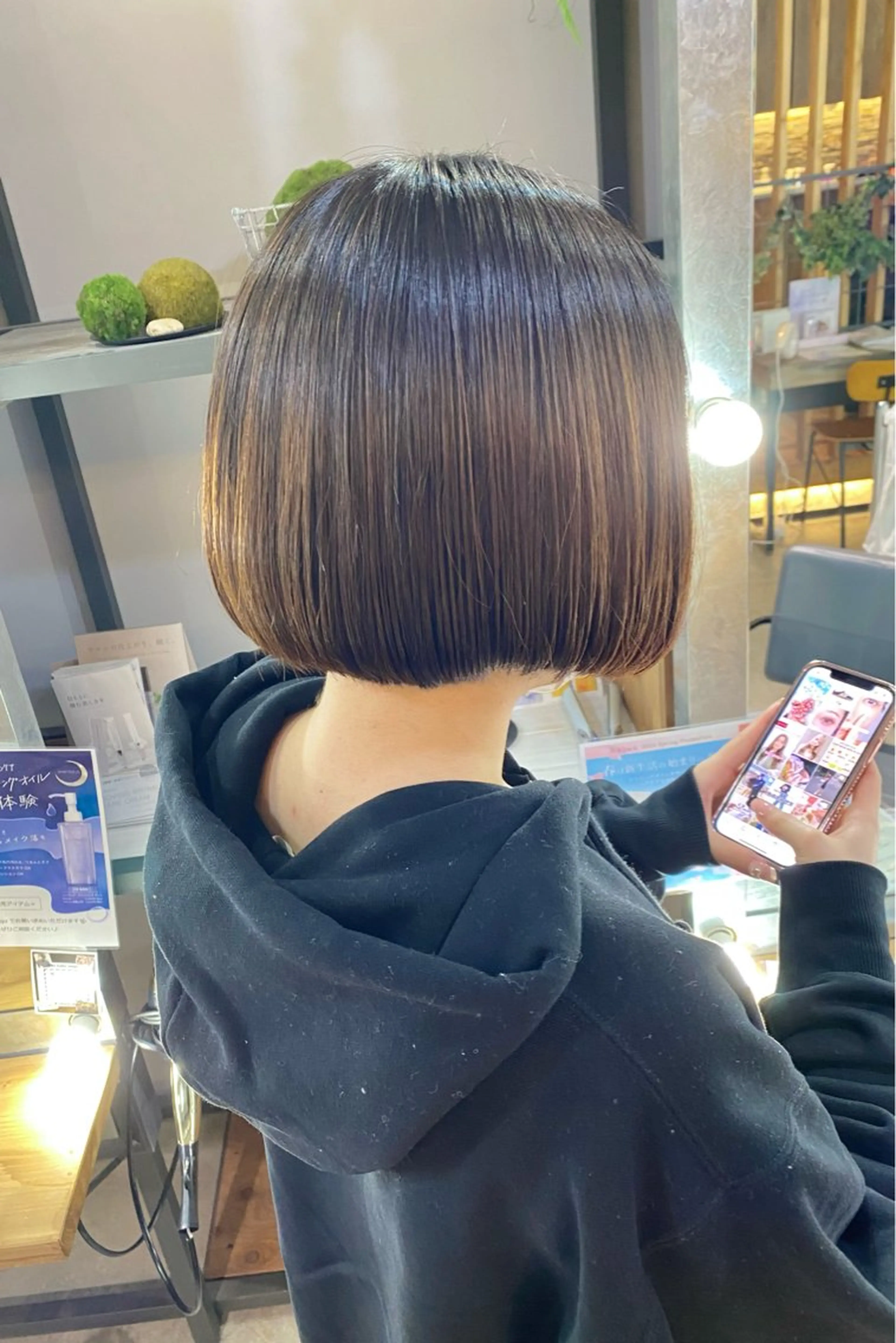 ミディアム パーマ 菊地 紗矢のヘアスタイル