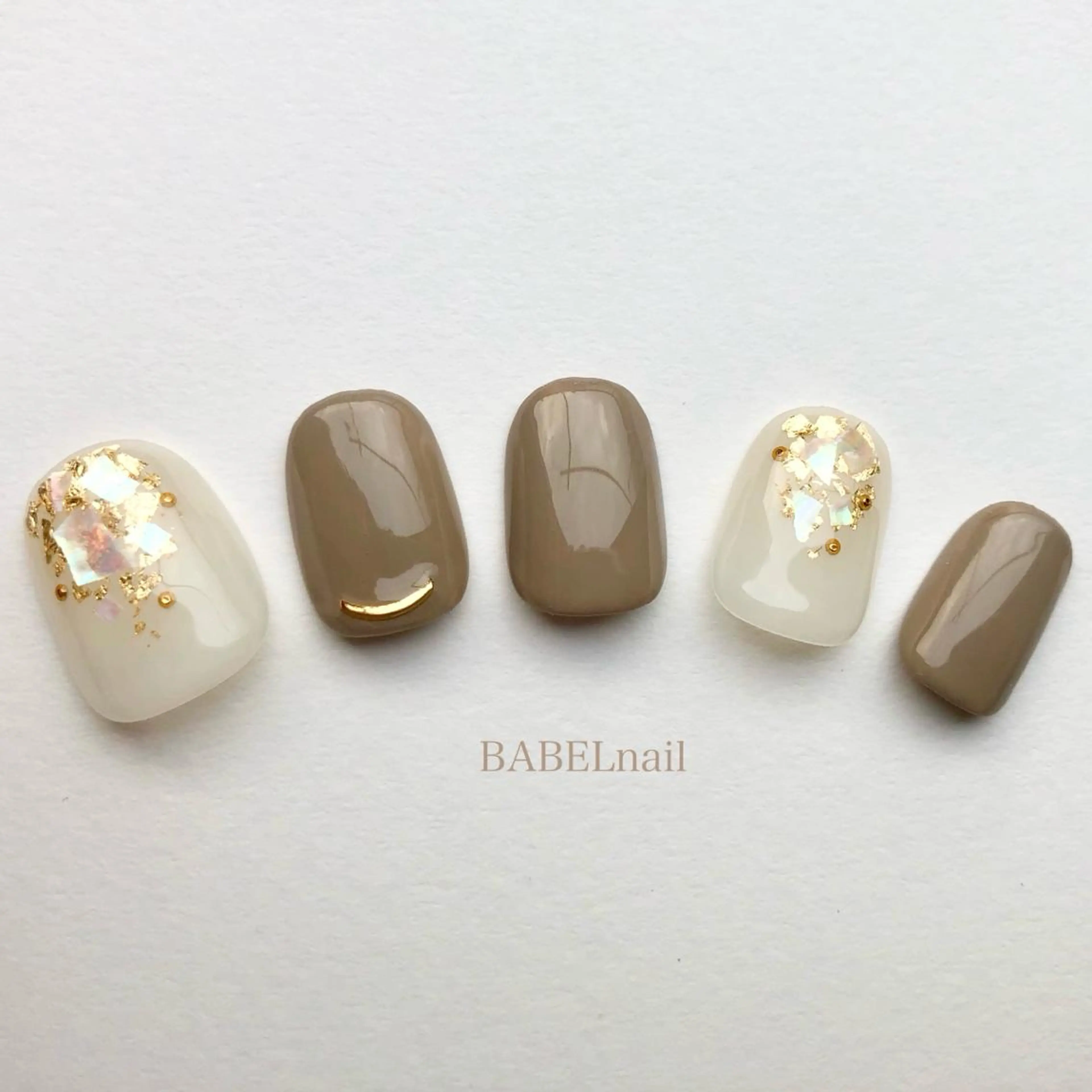 ネイル ハンドネイル BABELバベル所属・江戸川橋✨BABEL 【バベル】大人可愛いのネイルデザイン
