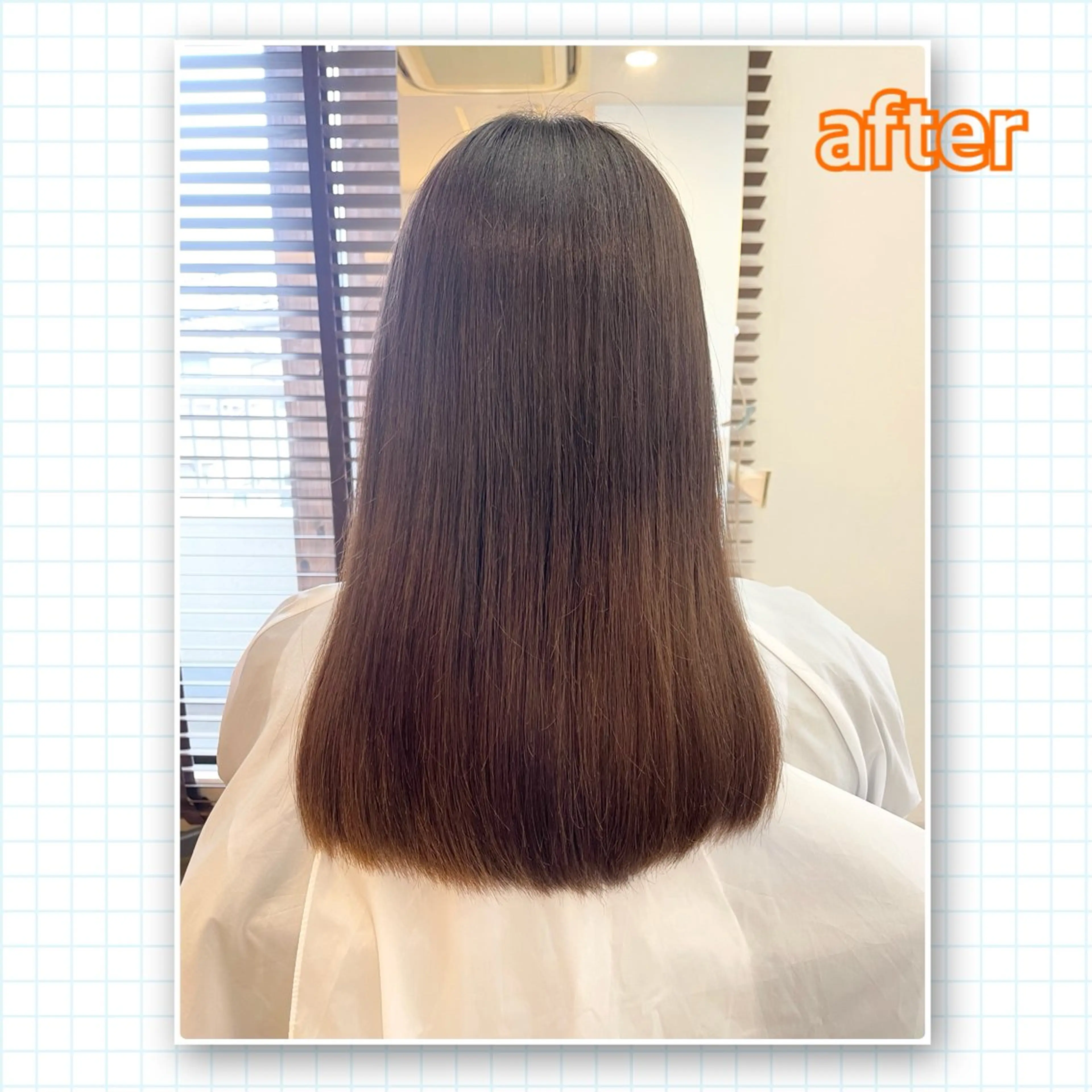 ロング アミーベル🧸🧡 井口店✂️しおりのヘアスタイル