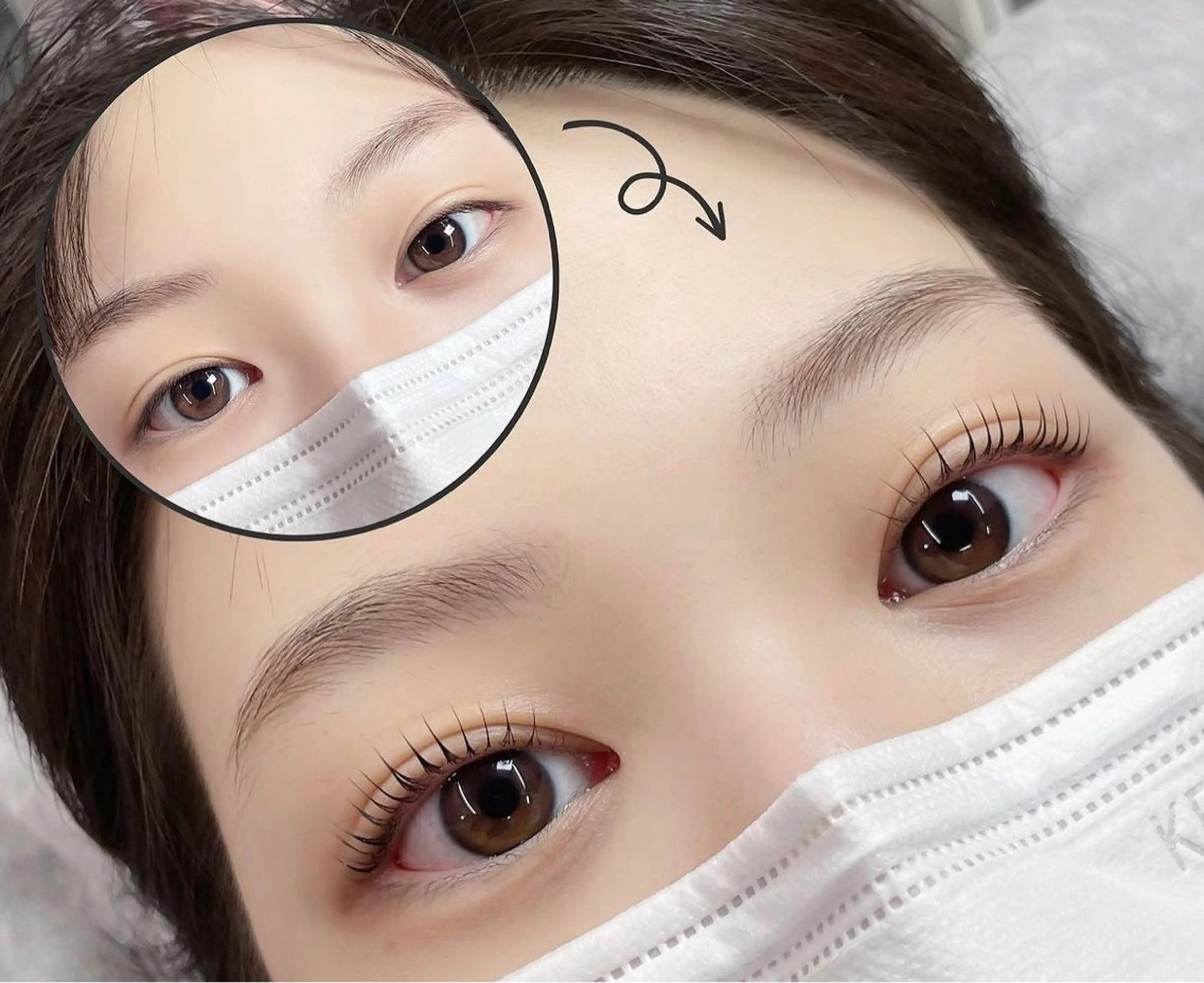 マツエク・マツパ 束感まつ毛 韓国風マツエク Eyedor まつパ／眉毛専門店のネイルデザイン