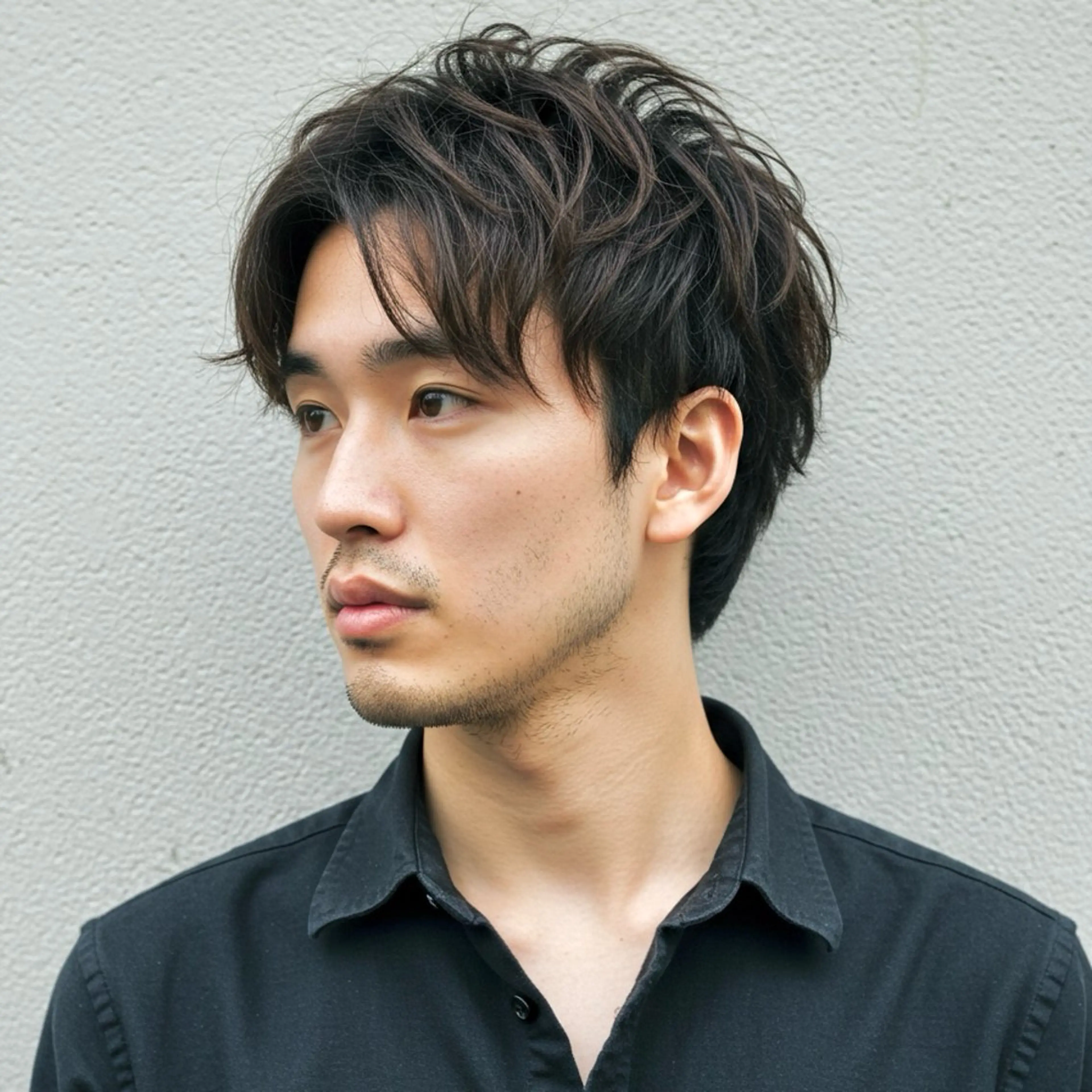 ショート カラー パーマ メンズ メンズ韓国風 メンズパーマ ツーブロック 刈り上げ 韓国風ヘア カット パーマ 🎸メンズ/パーマ/ ショート🎸工藤達哉のヘアスタイル