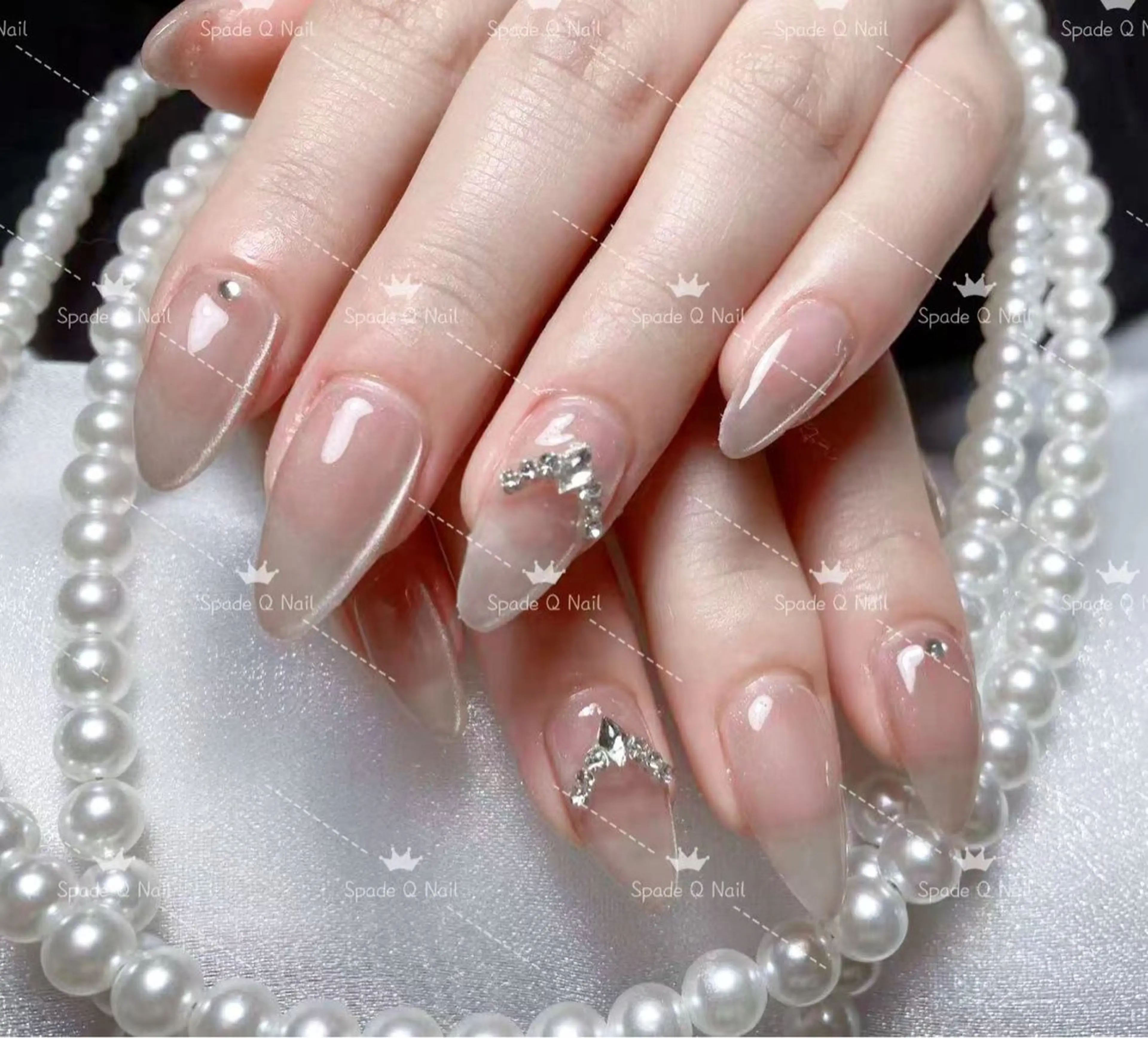 ネイル ハンドネイル ハンドケア Spade Q Nailのネイルデザイン