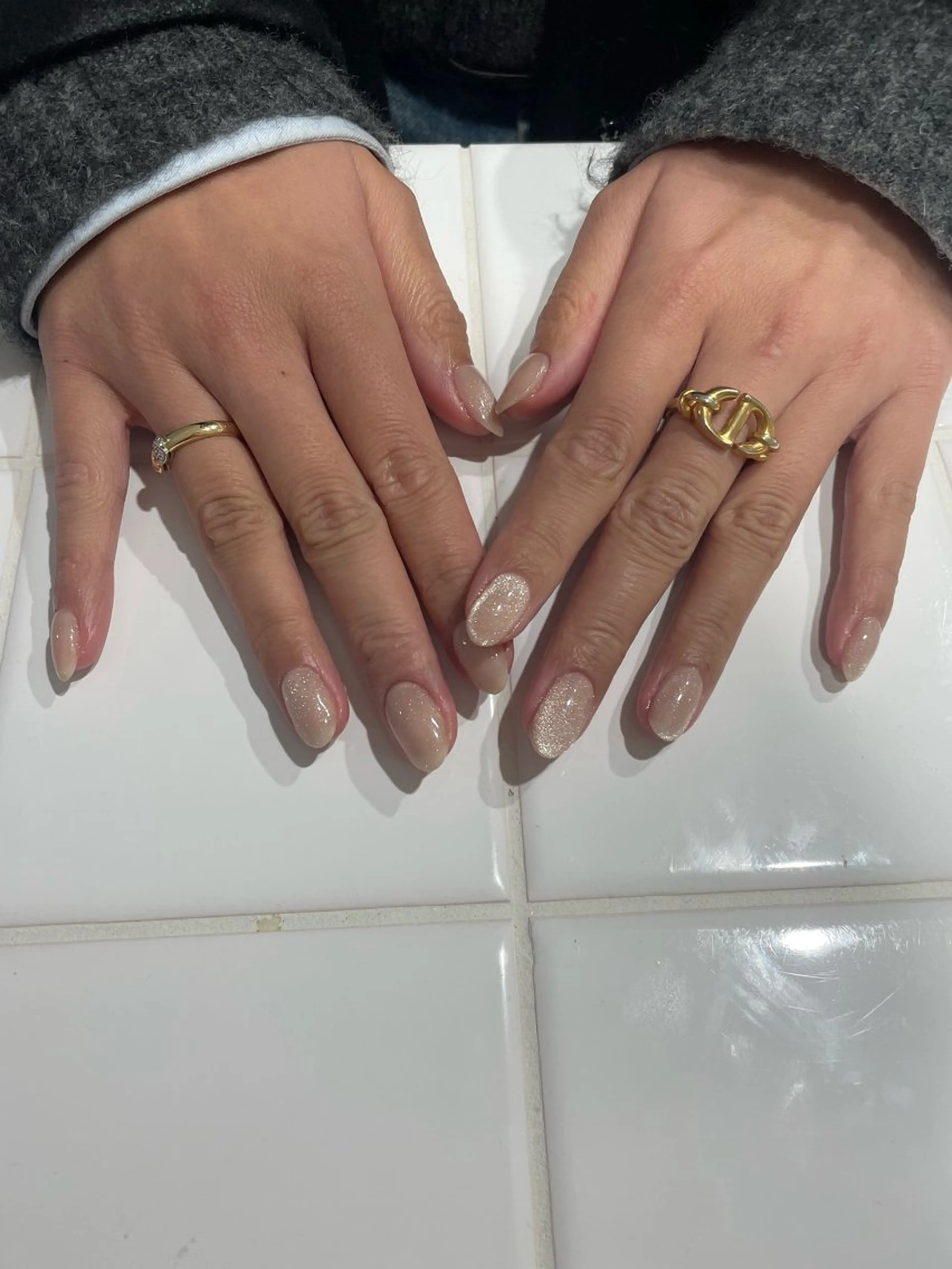ハンドマグネットネイル🧲✨（オフなし）の写真