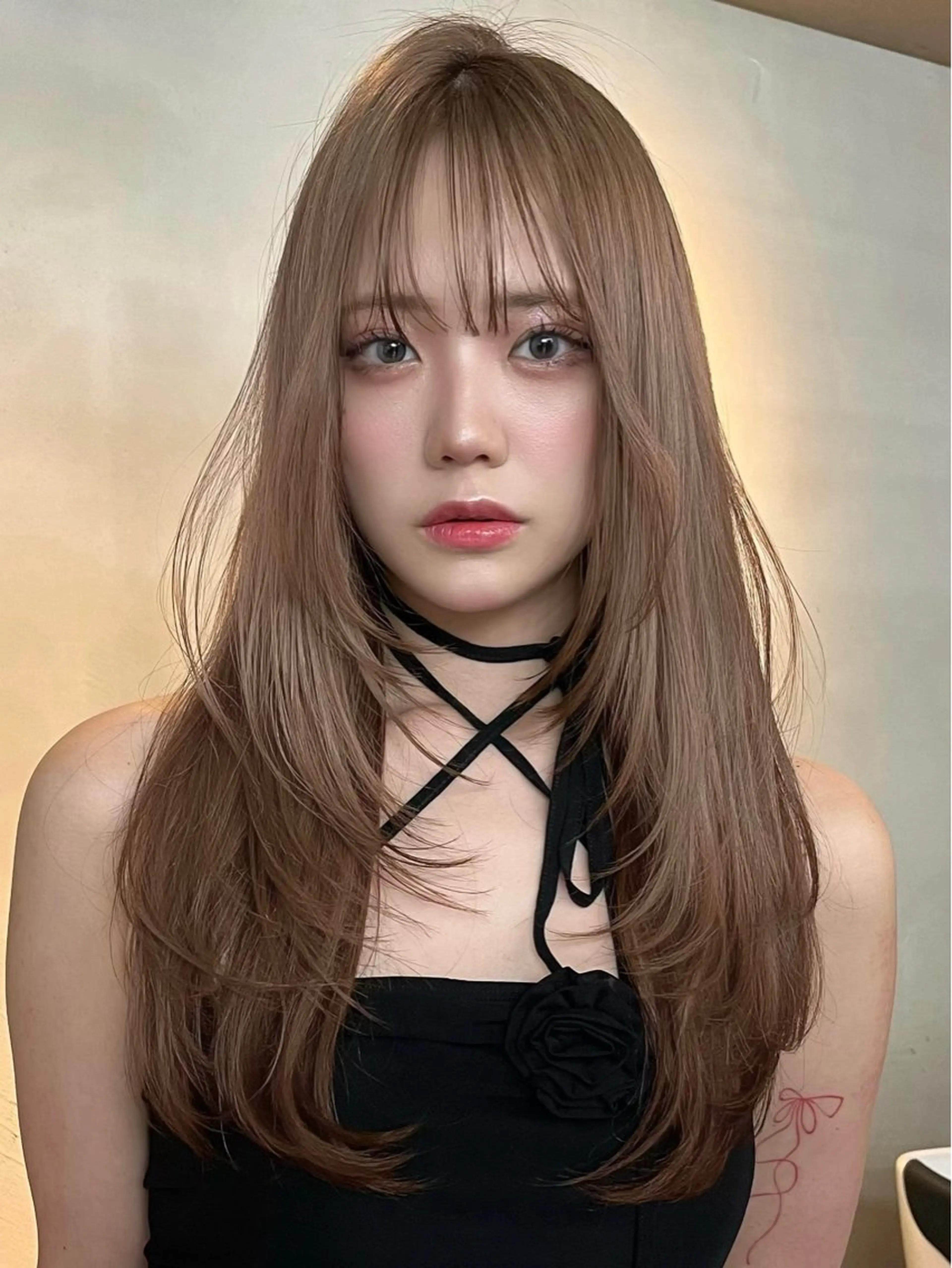 セミロング カラー カット ヘアカラー トリートメント ウルフ/レイヤー ⚡️ITSUKU⚡️のヘアスタイル