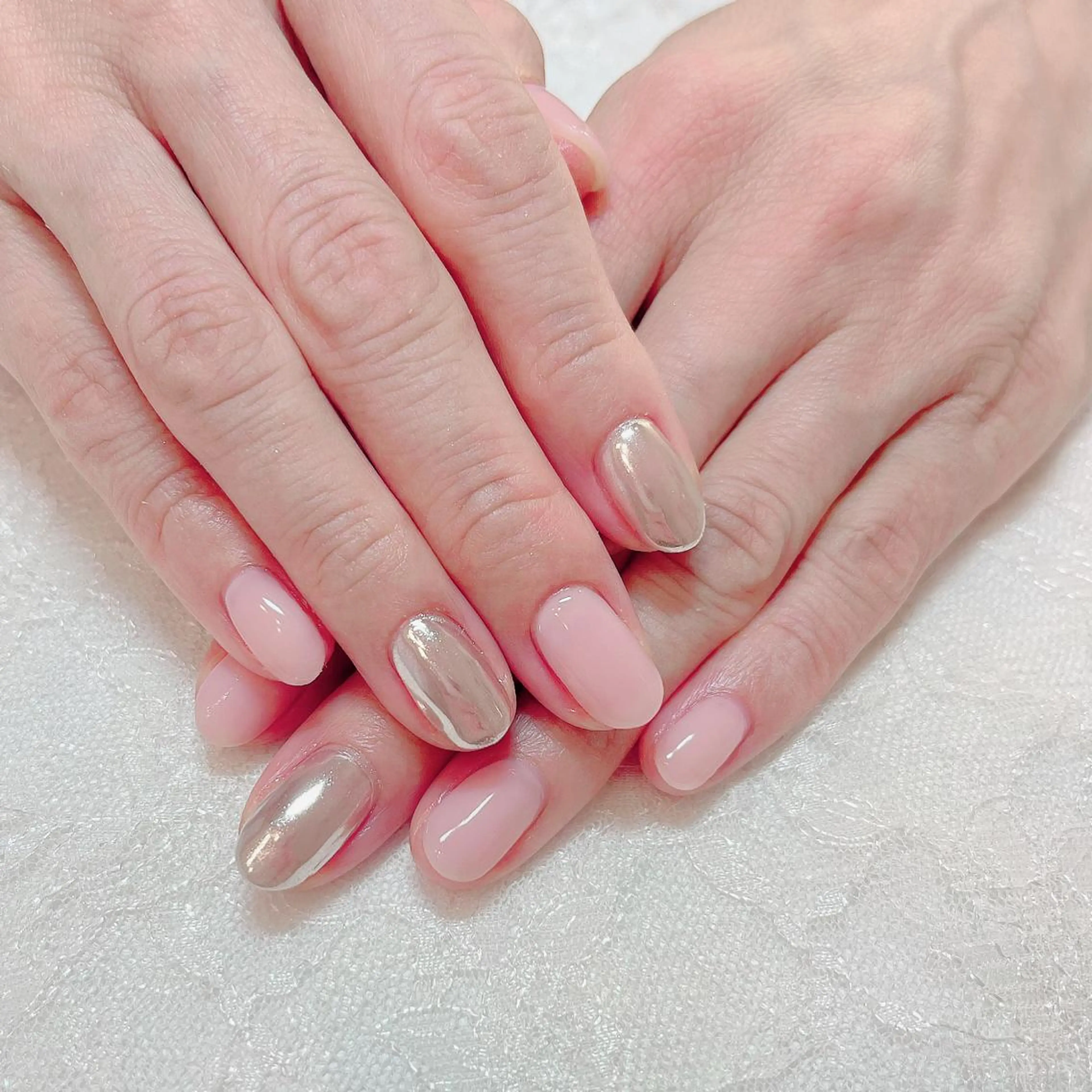 ネイル ミラーネイル ハンドネイル aoinail所属・aoi nailのネイルデザイン