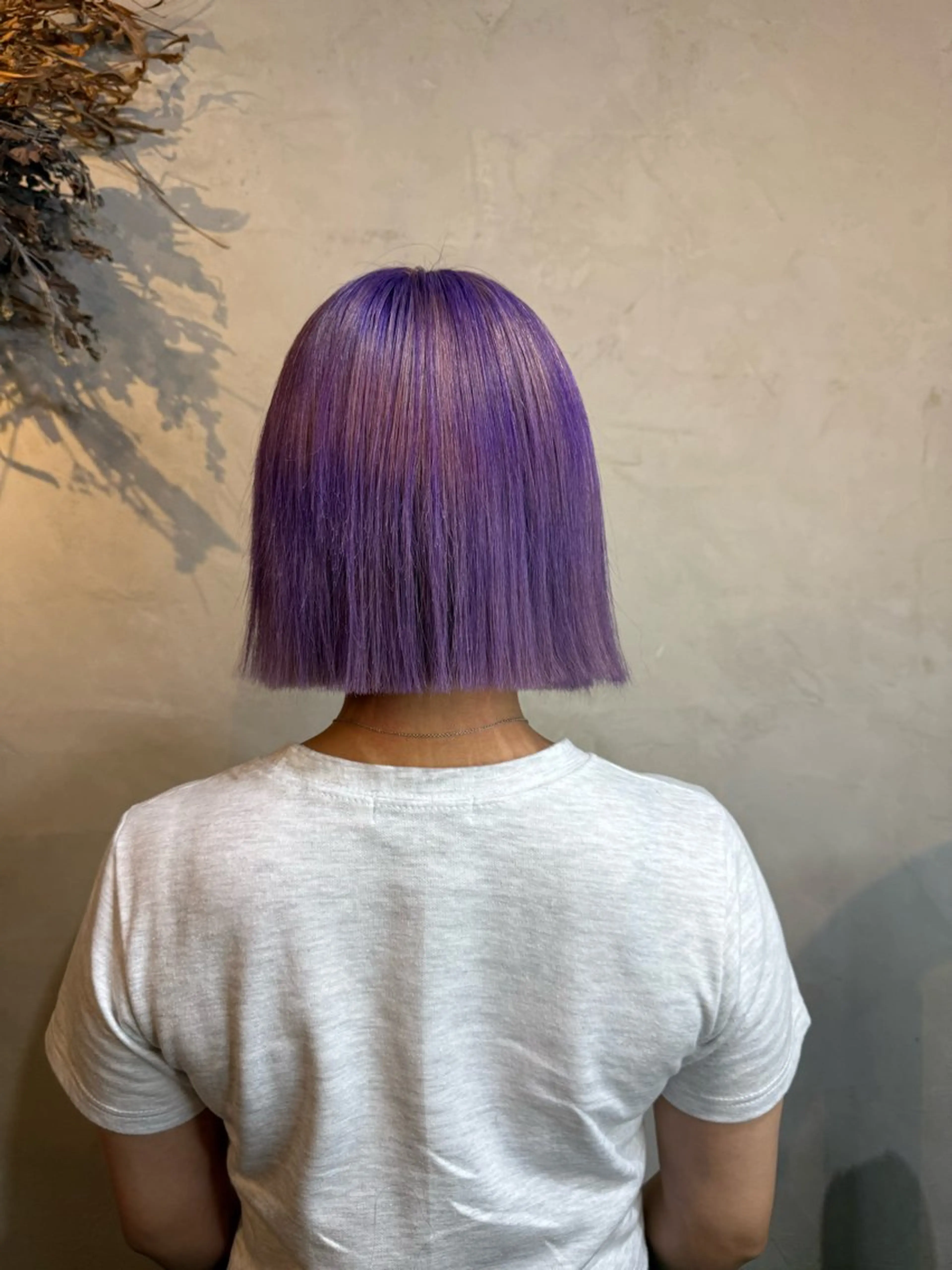 ミディアム カラー ヘアカラー 艶縮毛矯正& 髪質改善専門店のヘアスタイル