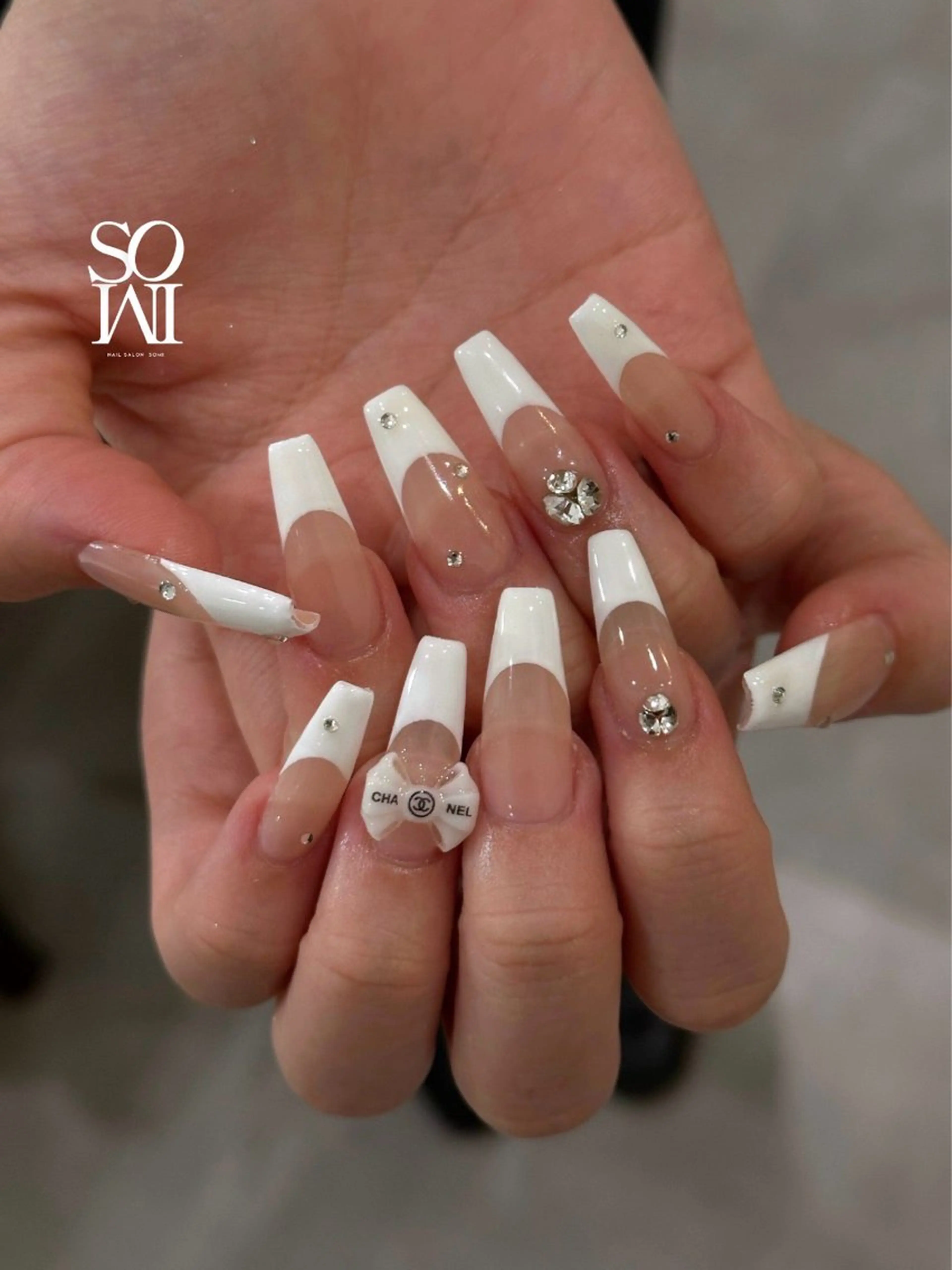 長さだし💅🏻フレンチ/マグネット/カラーグラデーション/ミラーネイル(※補足説明必読)の写真