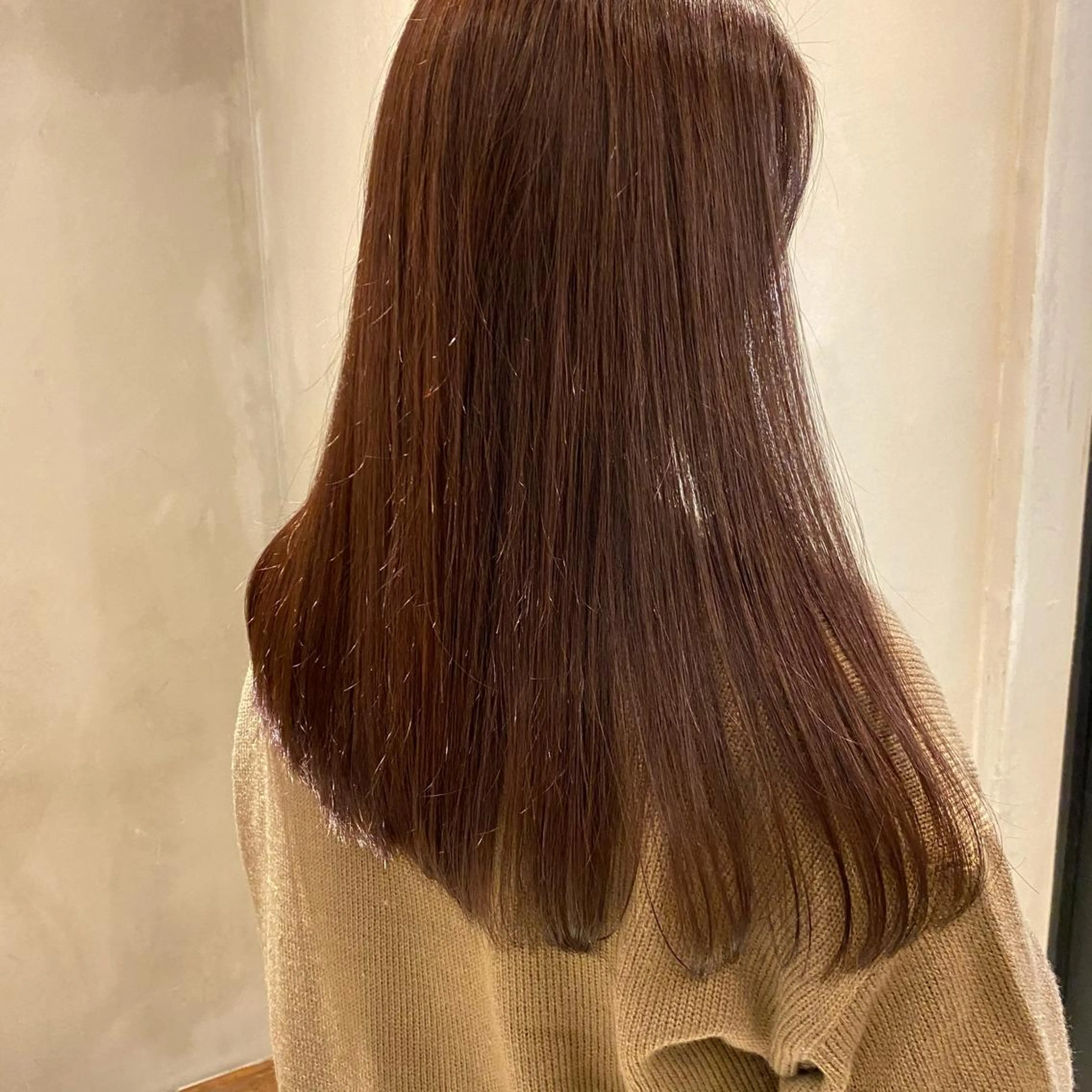 ミディアム カット ヘアカラー トリートメント 顔周りcut・ご相談 ＝新宿しずく🇰🇷のヘアスタイル