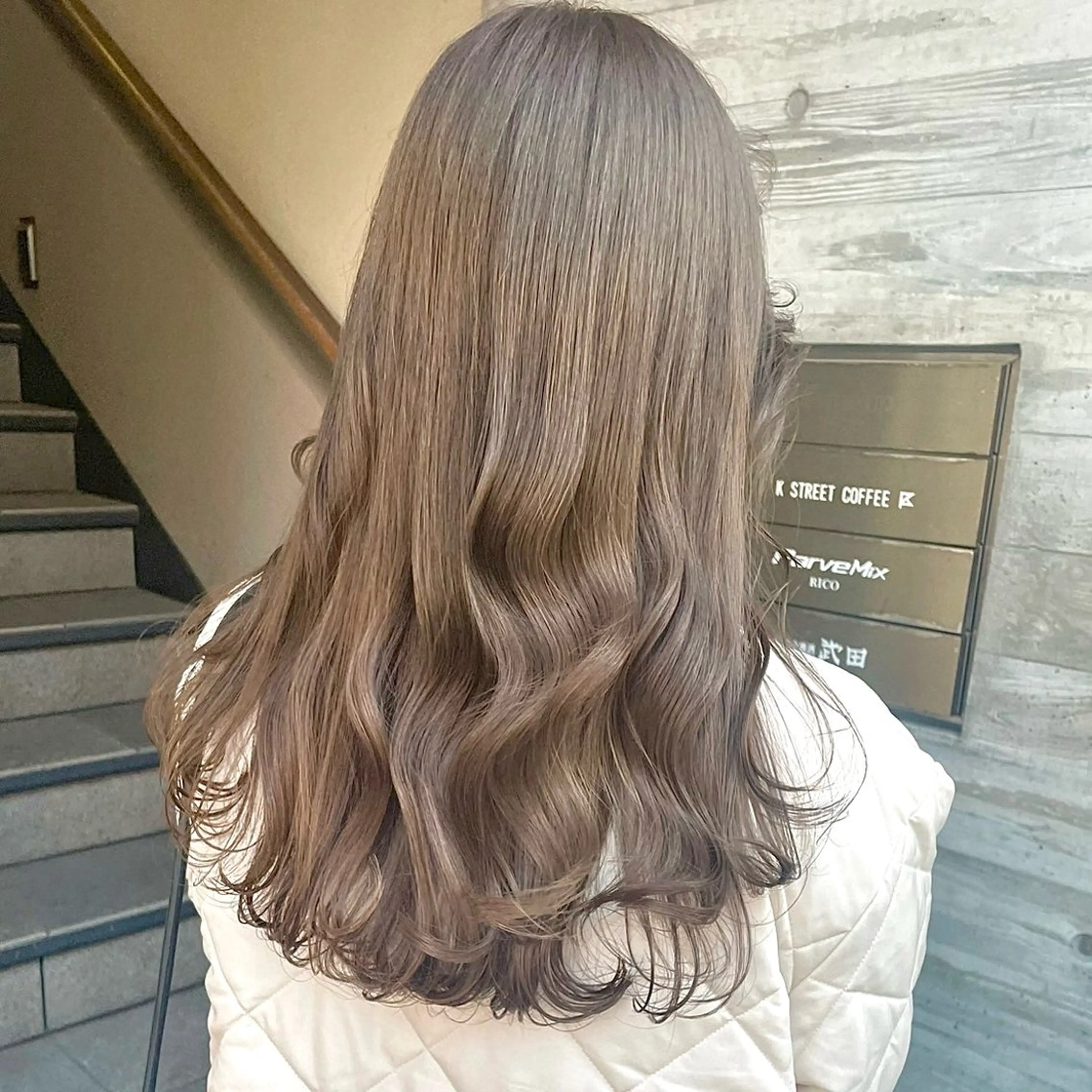 ロング カラー ヘアカラー ParveMix￤ 大賀さつき🍨🤍のヘアスタイル