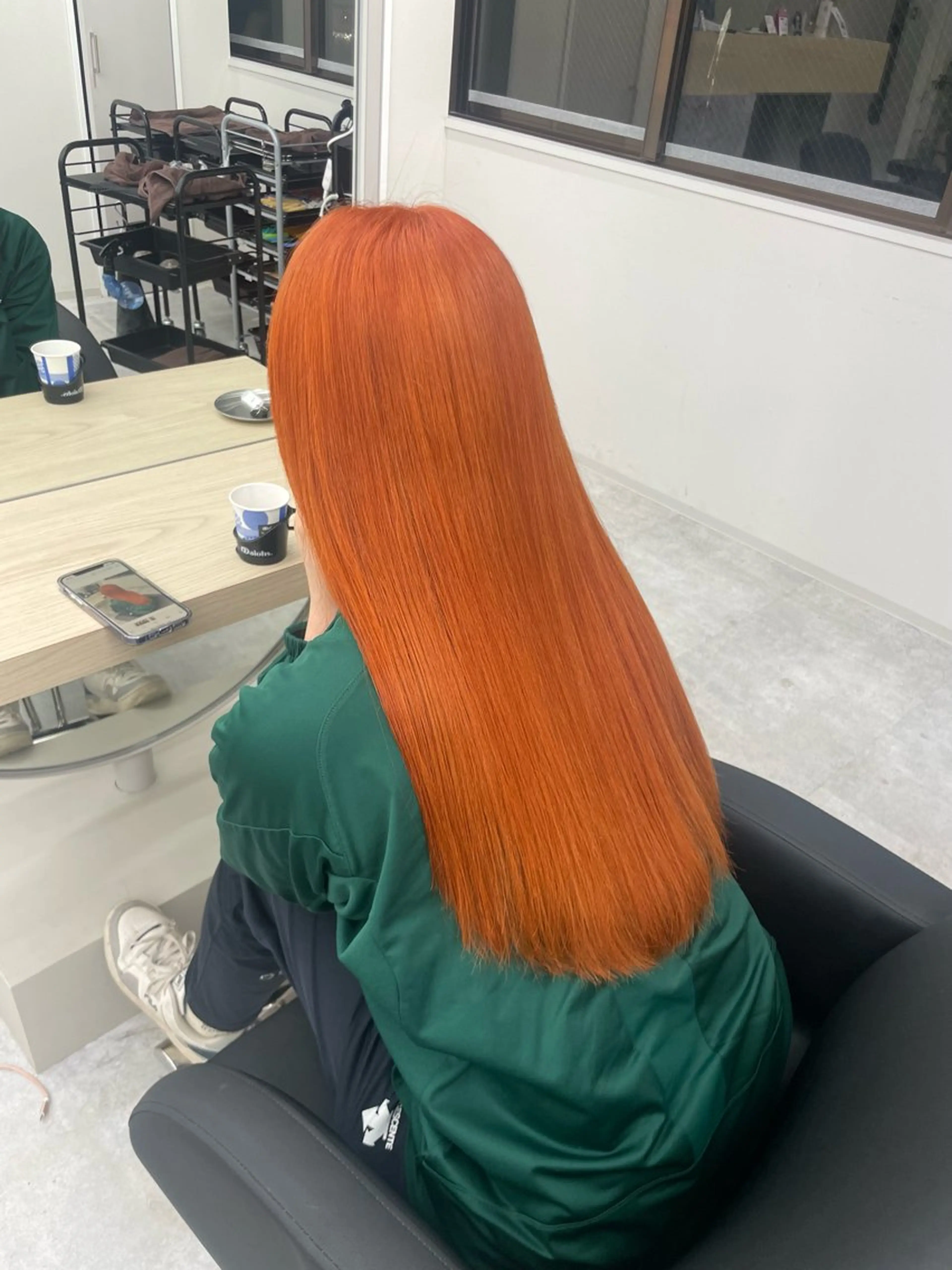 ロング カット ヘアカラー 抜け感style💎 𝑹𝑼𝑵𝑨のヘアスタイル