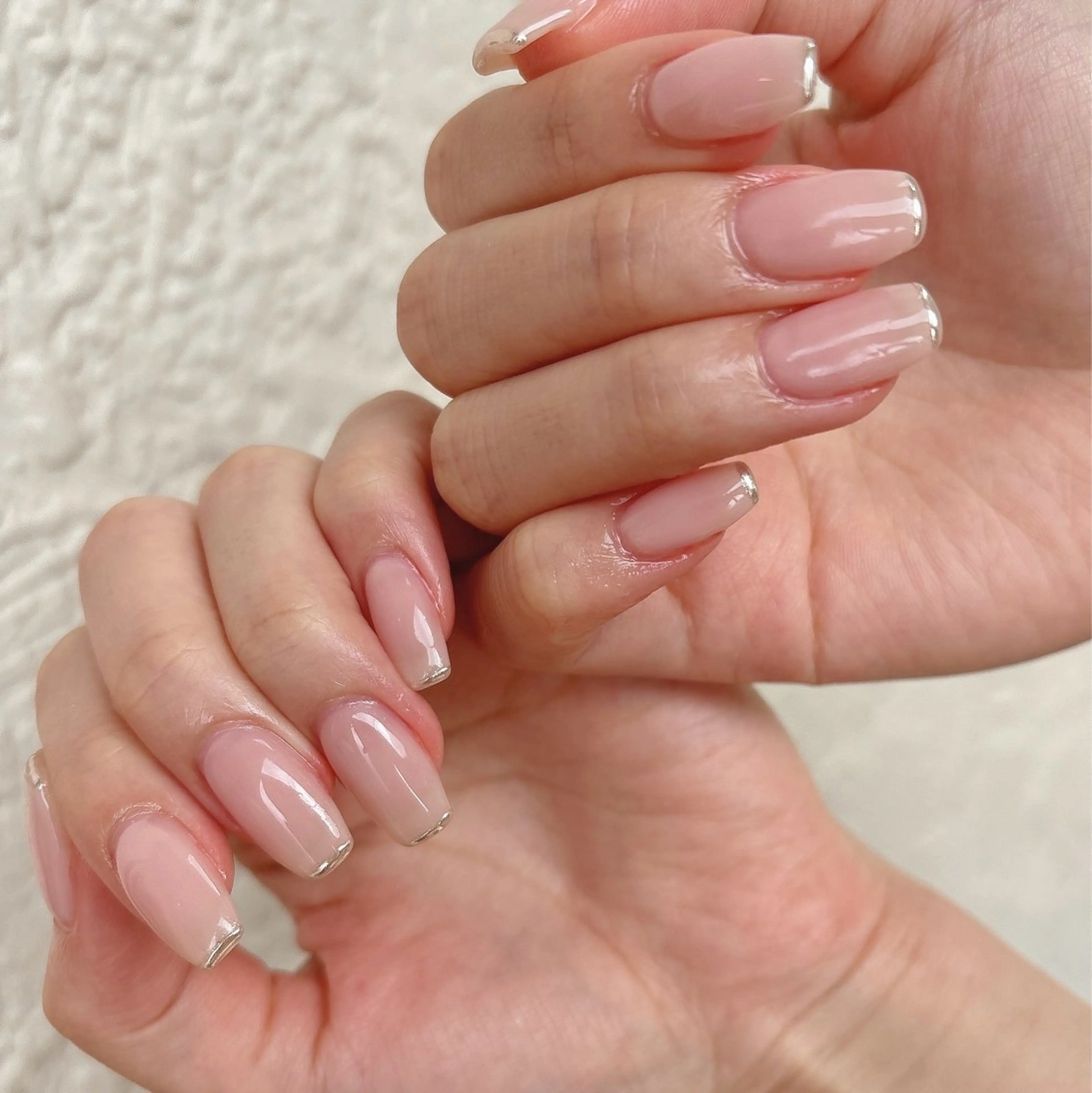 ネイル フレンチネイル ミラーネイル ハンドネイル nails 🎀meのネイルデザイン